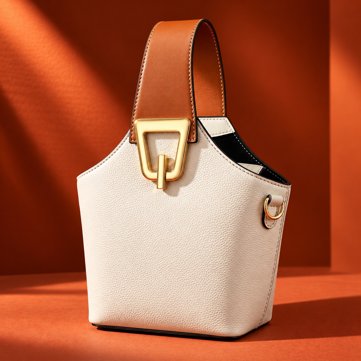 Rhonda Leather Bucket Bag