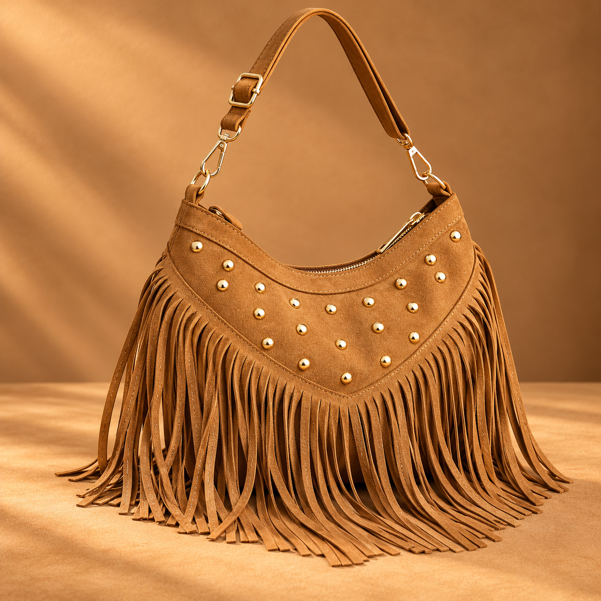 Wynn Fringe Rivet Bag