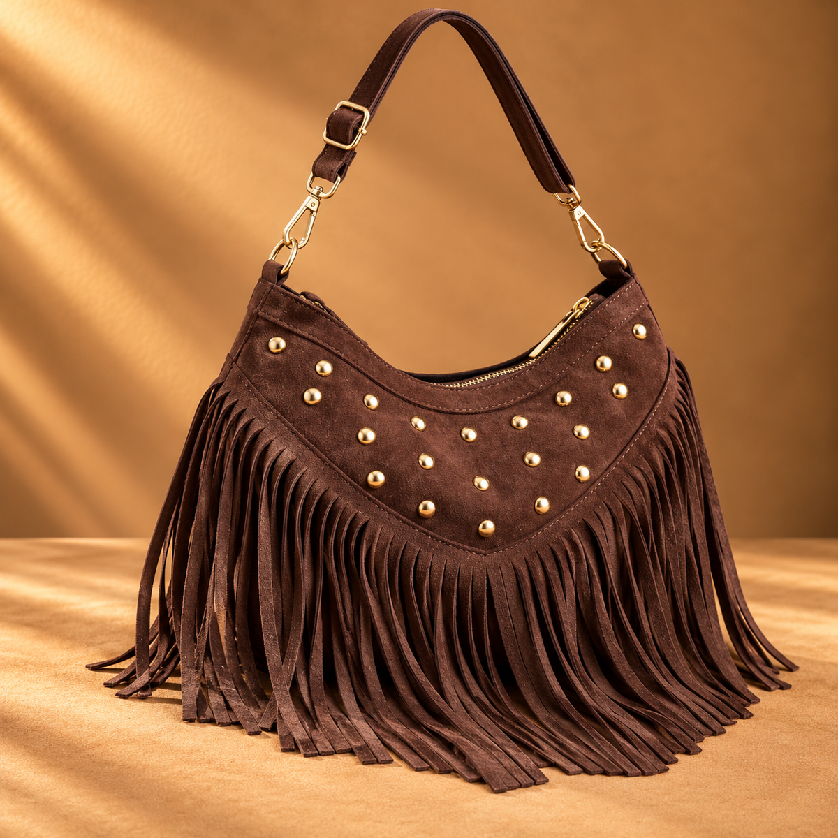 Wynn Fringe Rivet Bag
