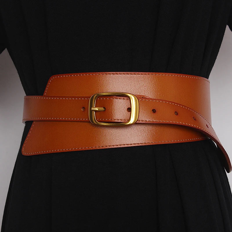 Francesca Leather Wrap Waist Belt