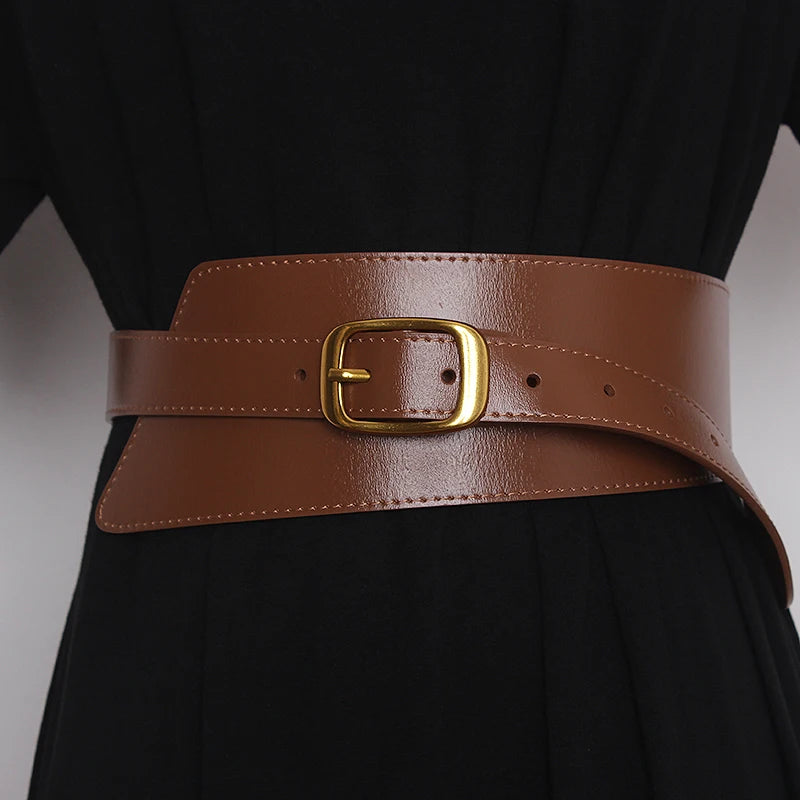 Francesca Leather Wrap Waist Belt