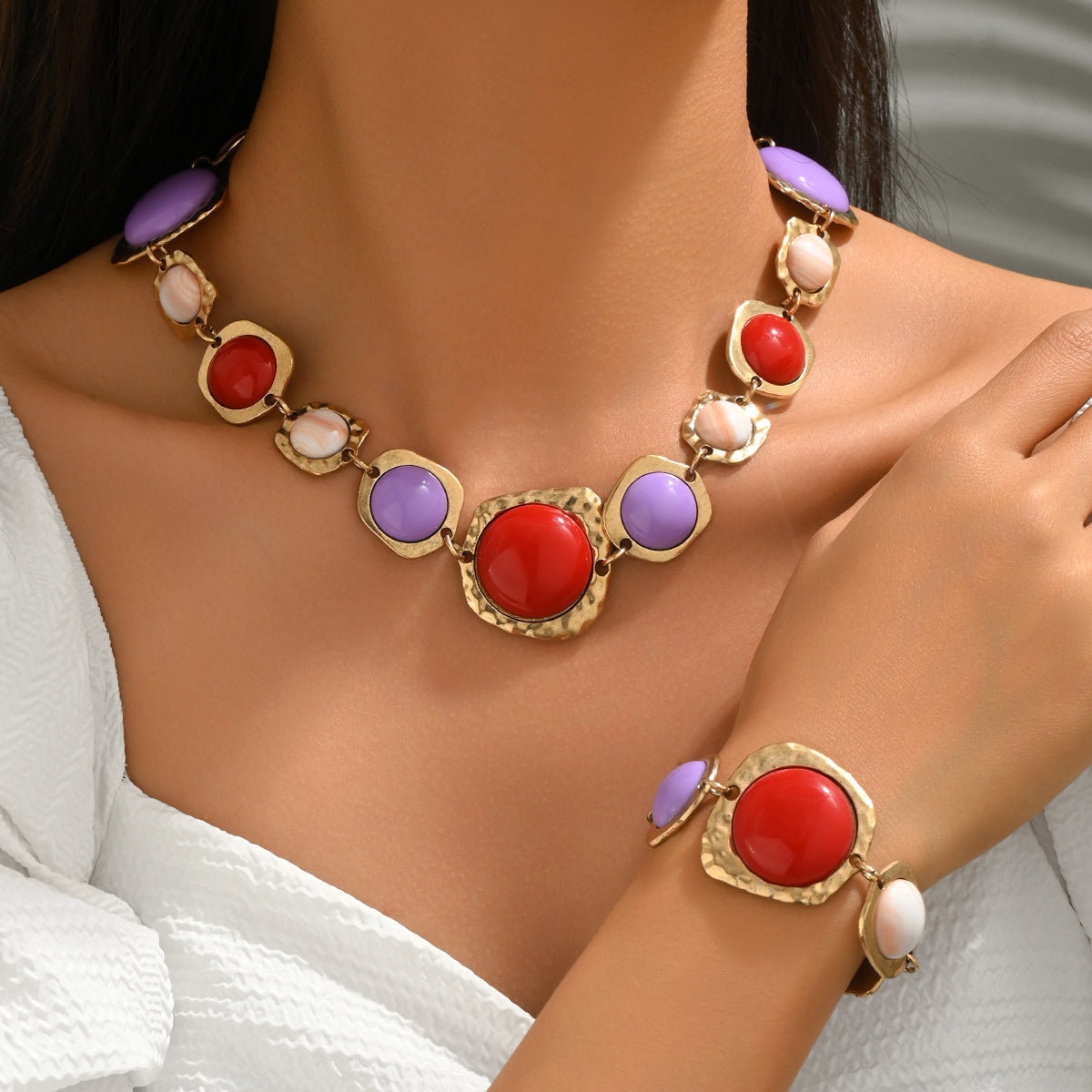 Azami Gemstone Jewelry Set