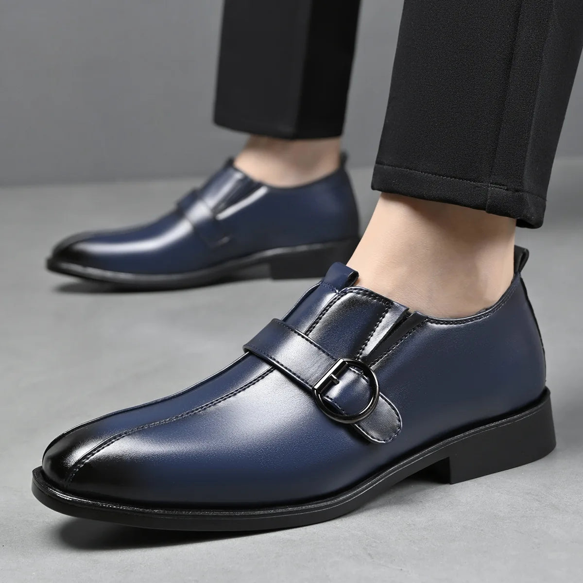 Carnegie Leather Monk Strap