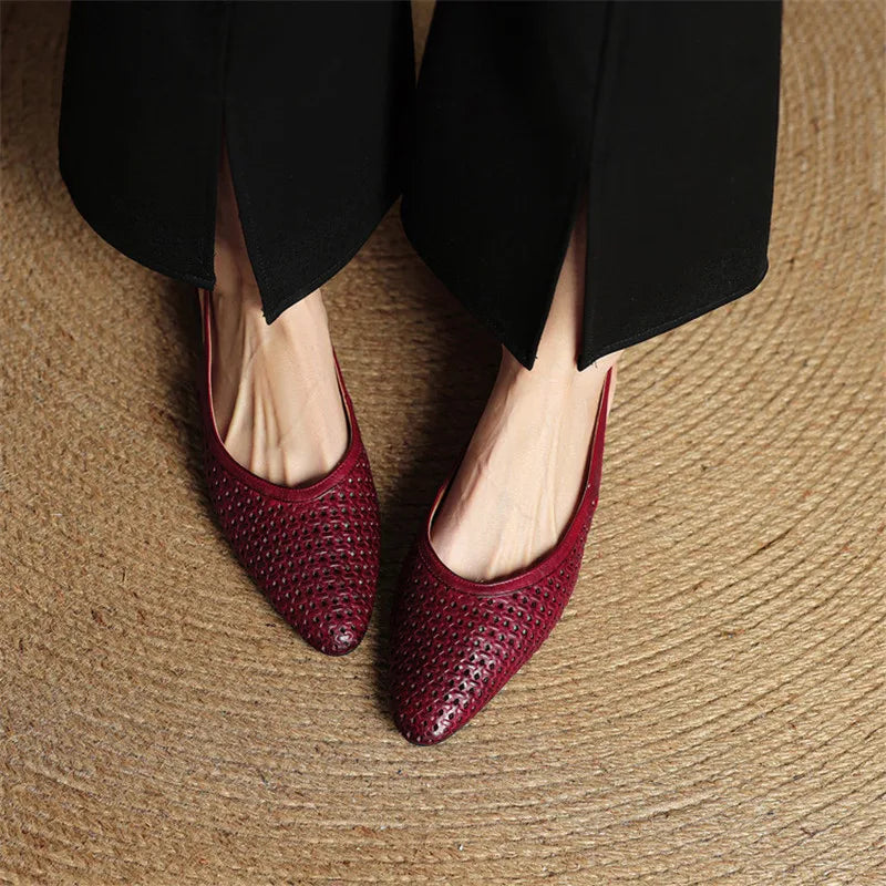 Francine Leather Slingback Mule