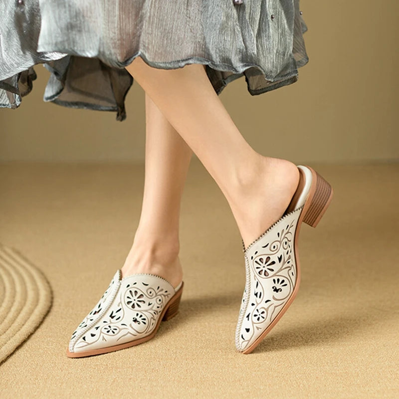 Elgazar Genuine Leather Mule