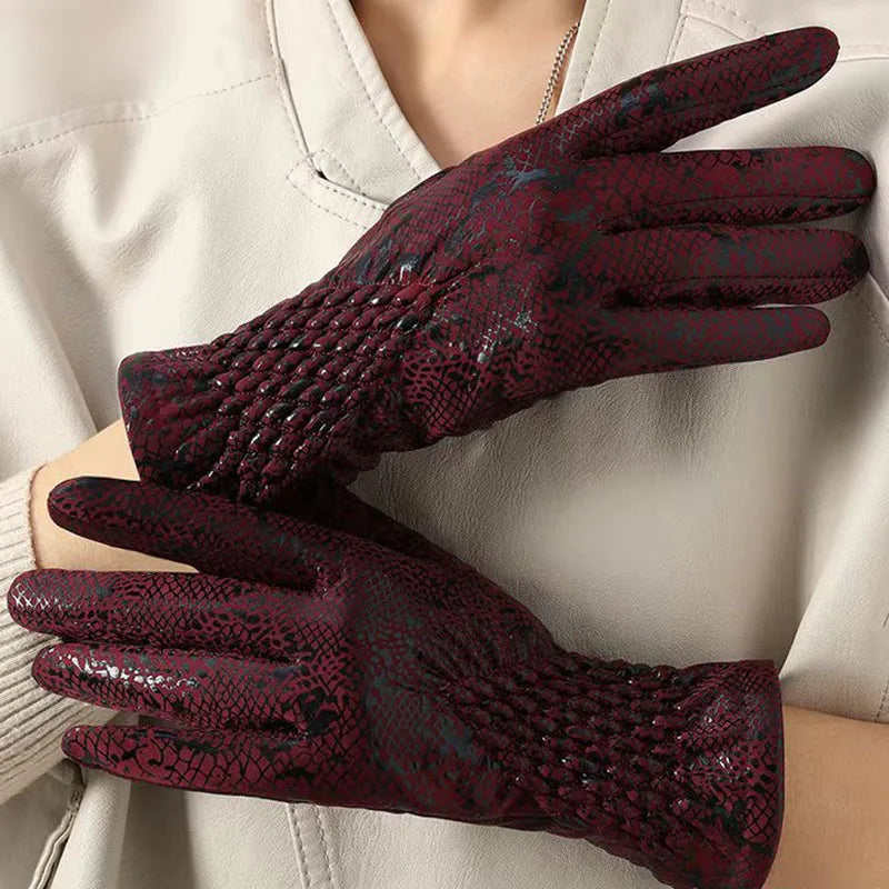 Francis Snakeskin Gloves