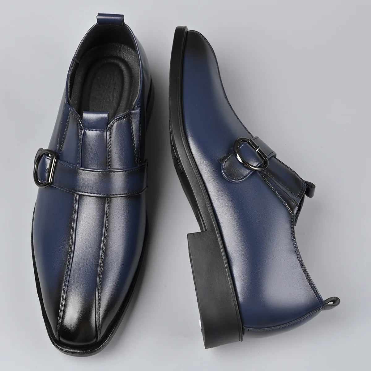 Carnegie Leather Monk Strap