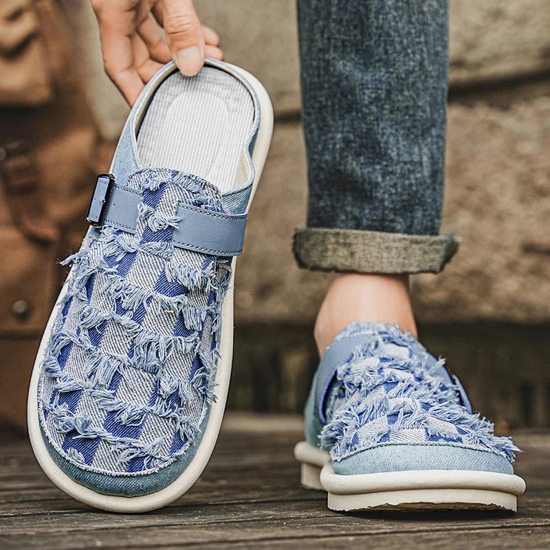 Jaxon Denim Slides