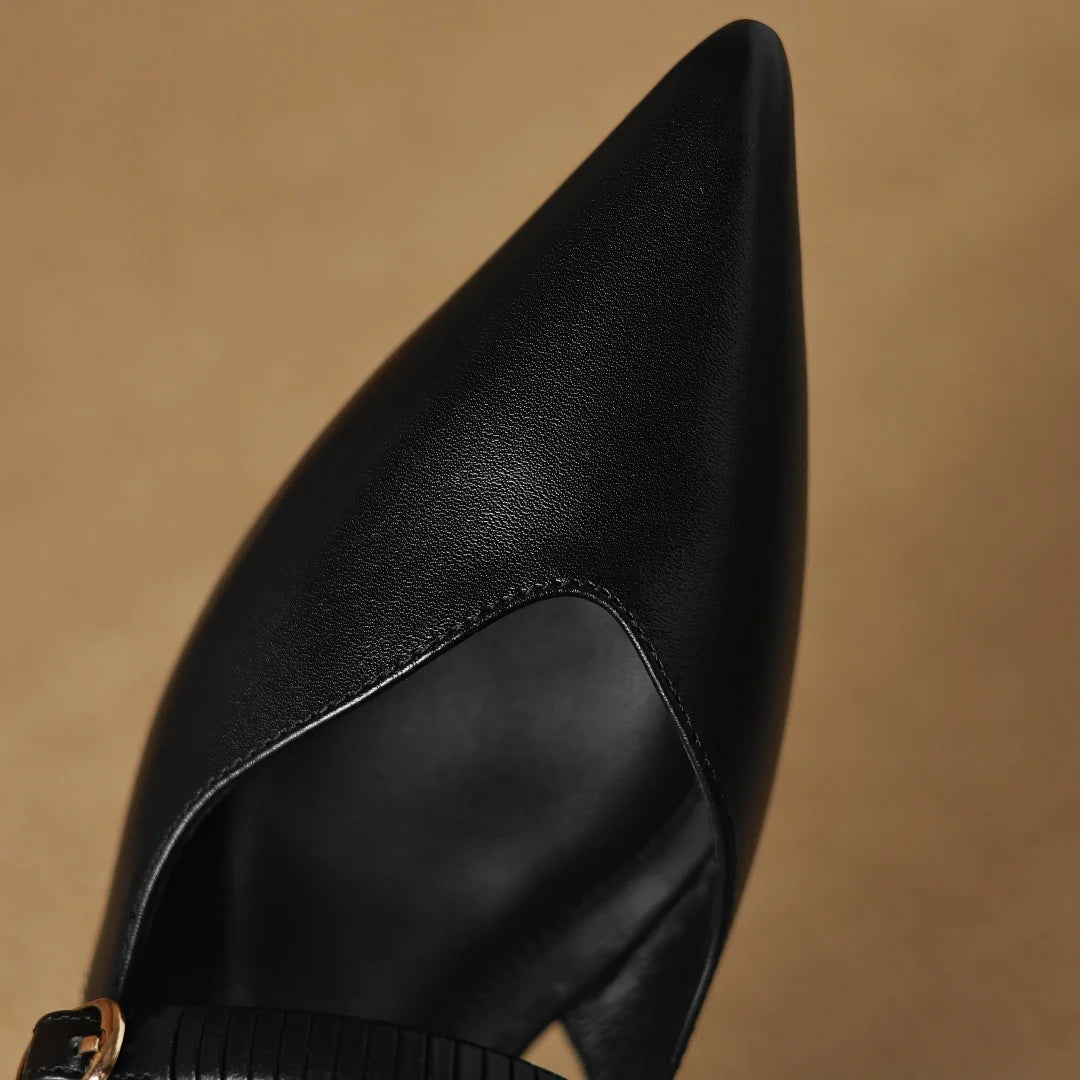 Vivienne Leather Mary Jane Pump