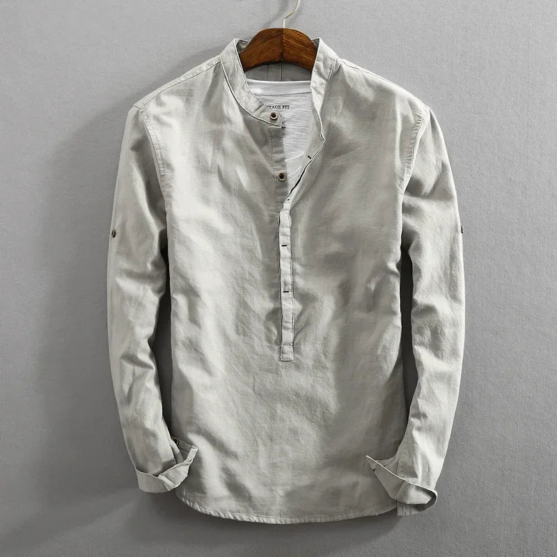 Sutton Cotton-Linen Shirt