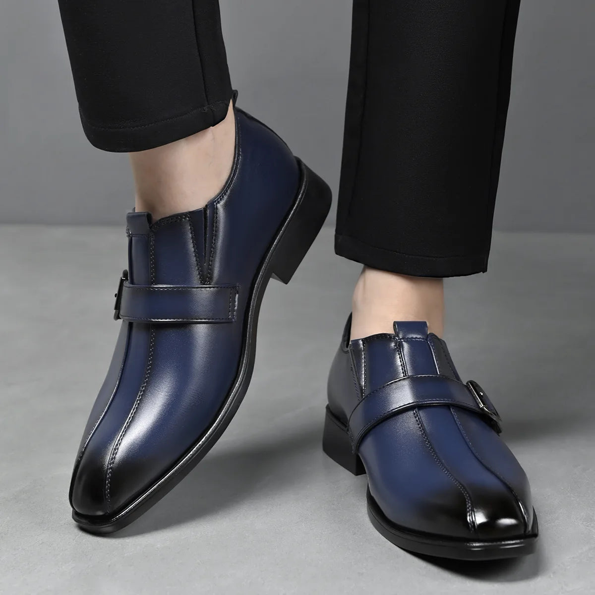 Carnegie Leather Monk Strap