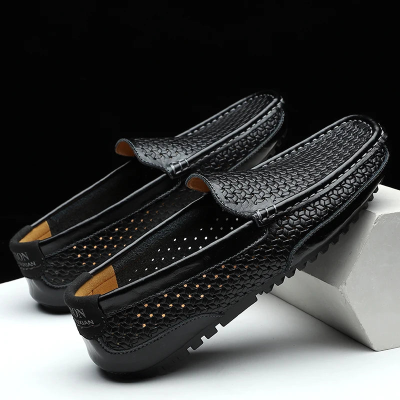 Richmond Perforated Leather Loafer