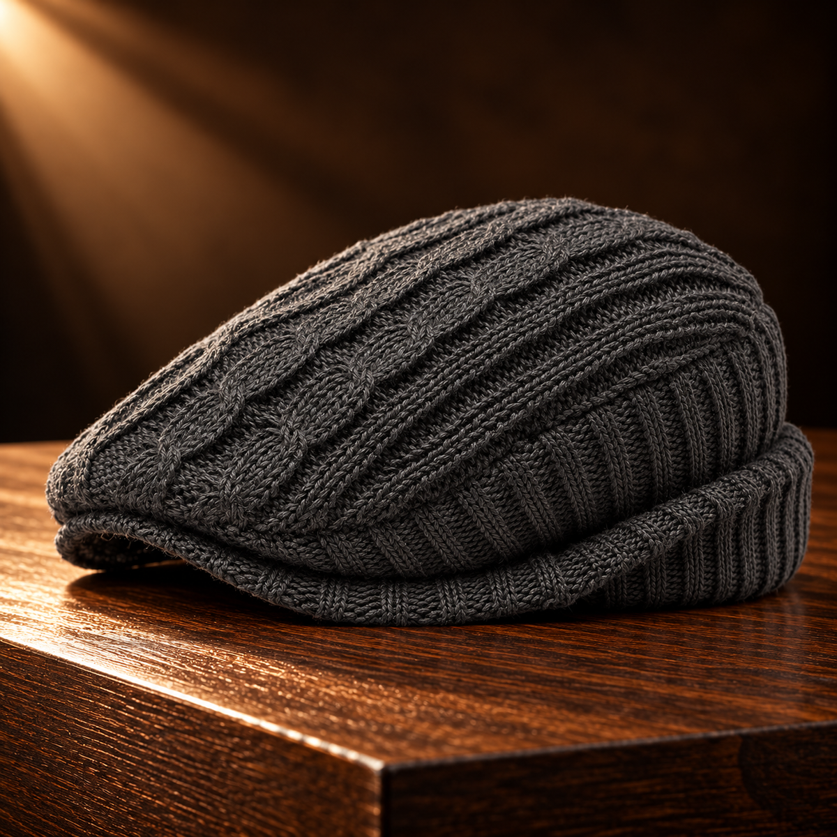 Oslo Cotton Knit Flat Cap