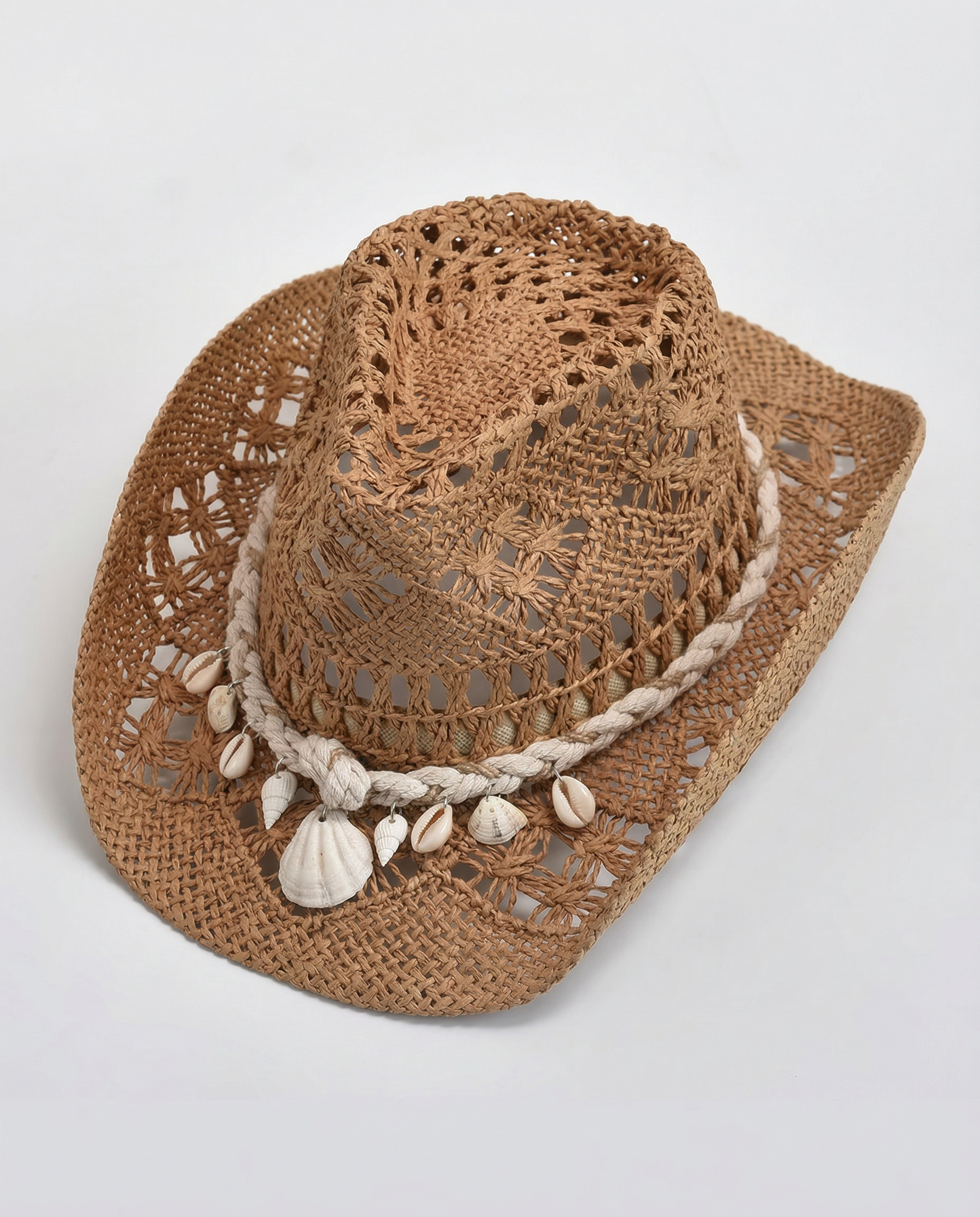 Seaside Shell Straw Hat