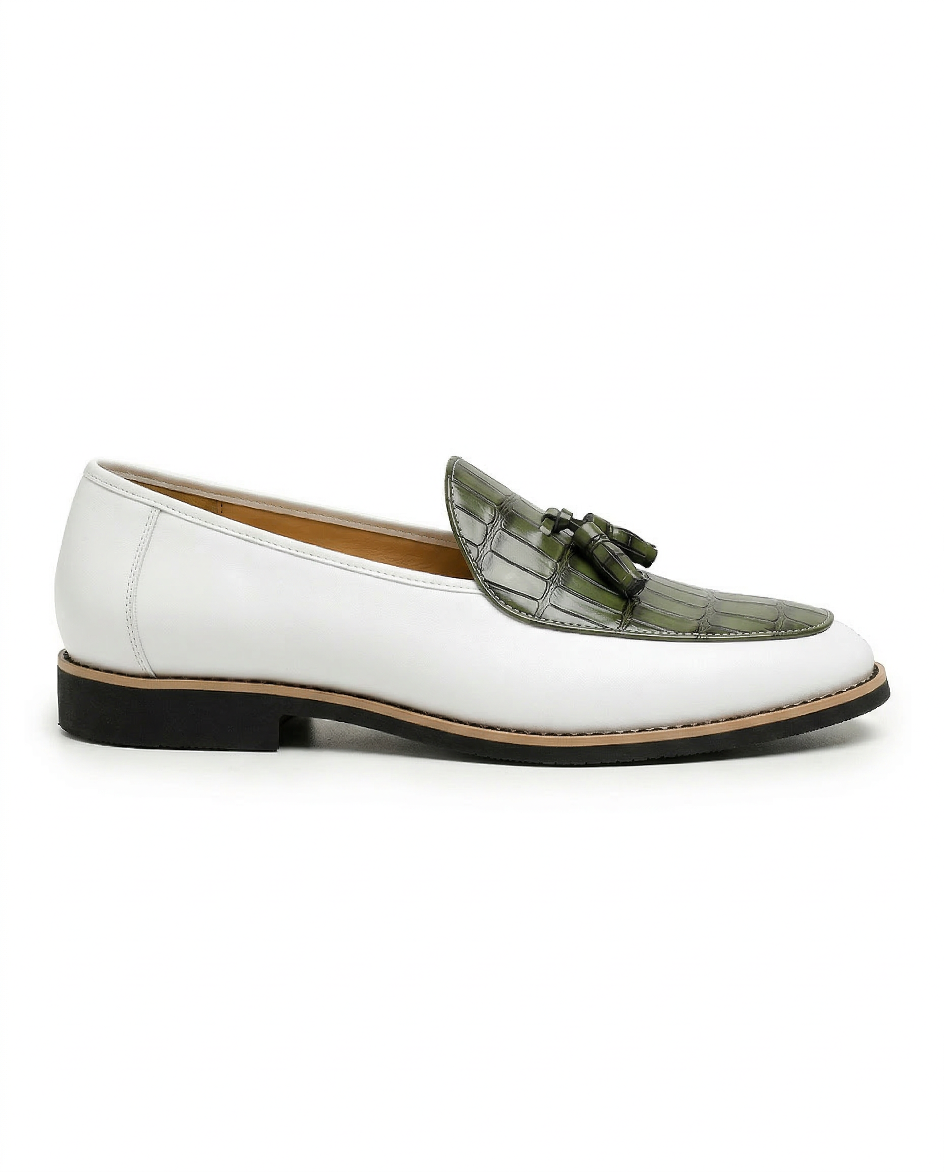 Casablanca Crocskin Leather Loafer