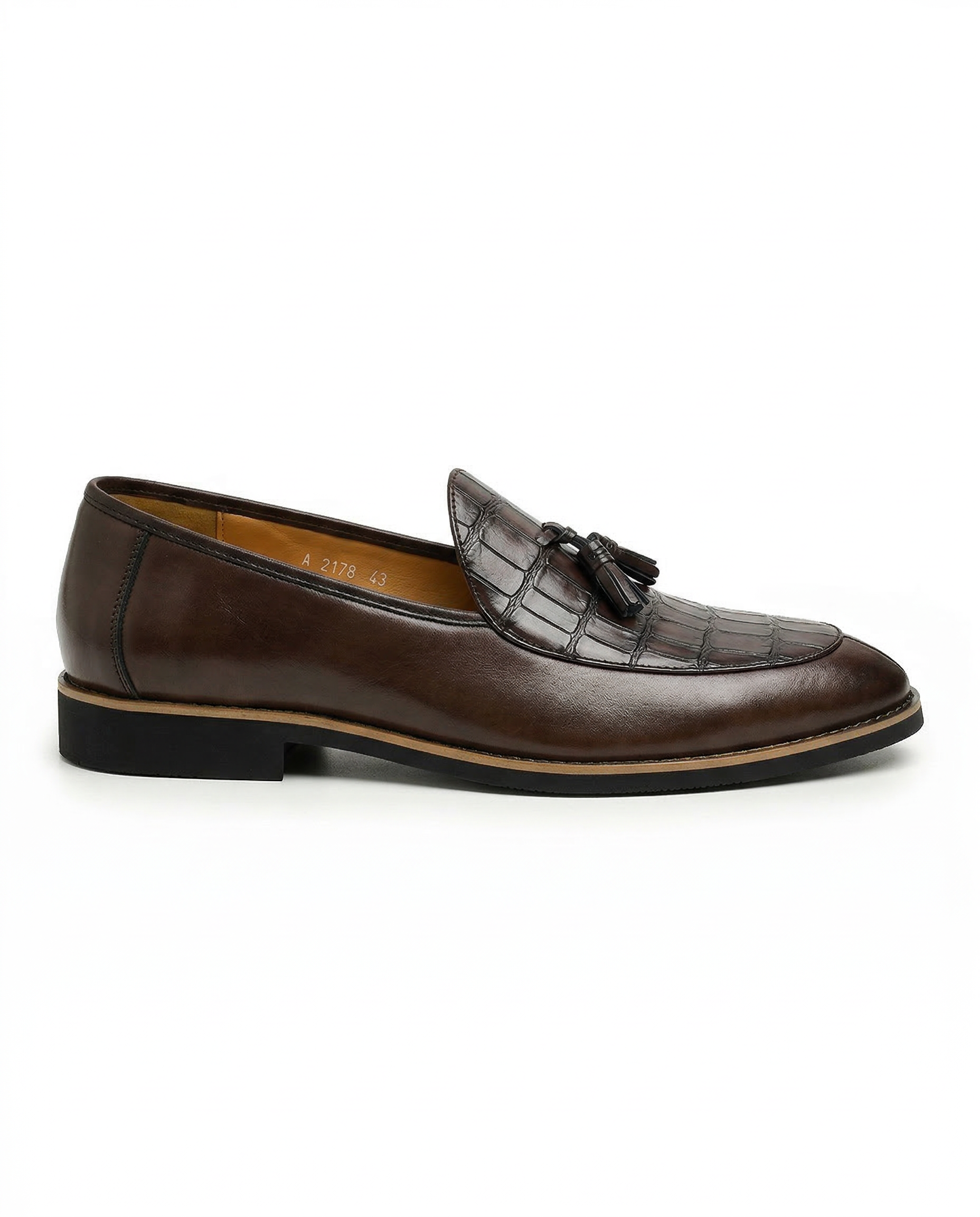 Casablanca Crocskin Leather Loafer