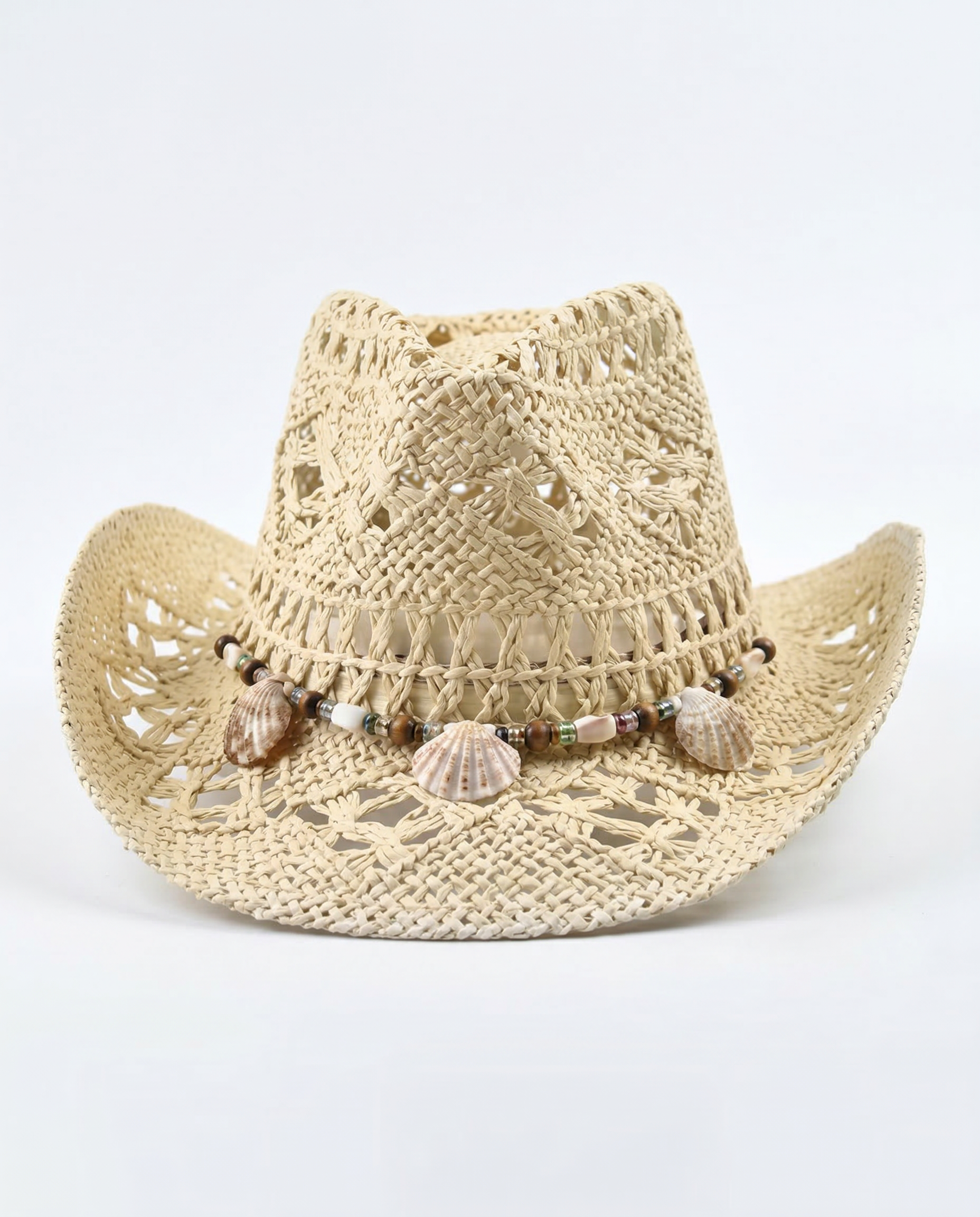 Coastal Shell Straw Hat