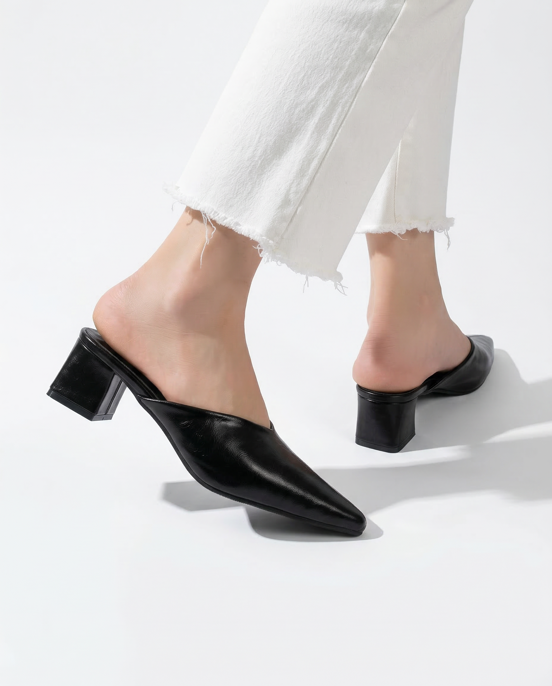 Rebecca Leather Mule