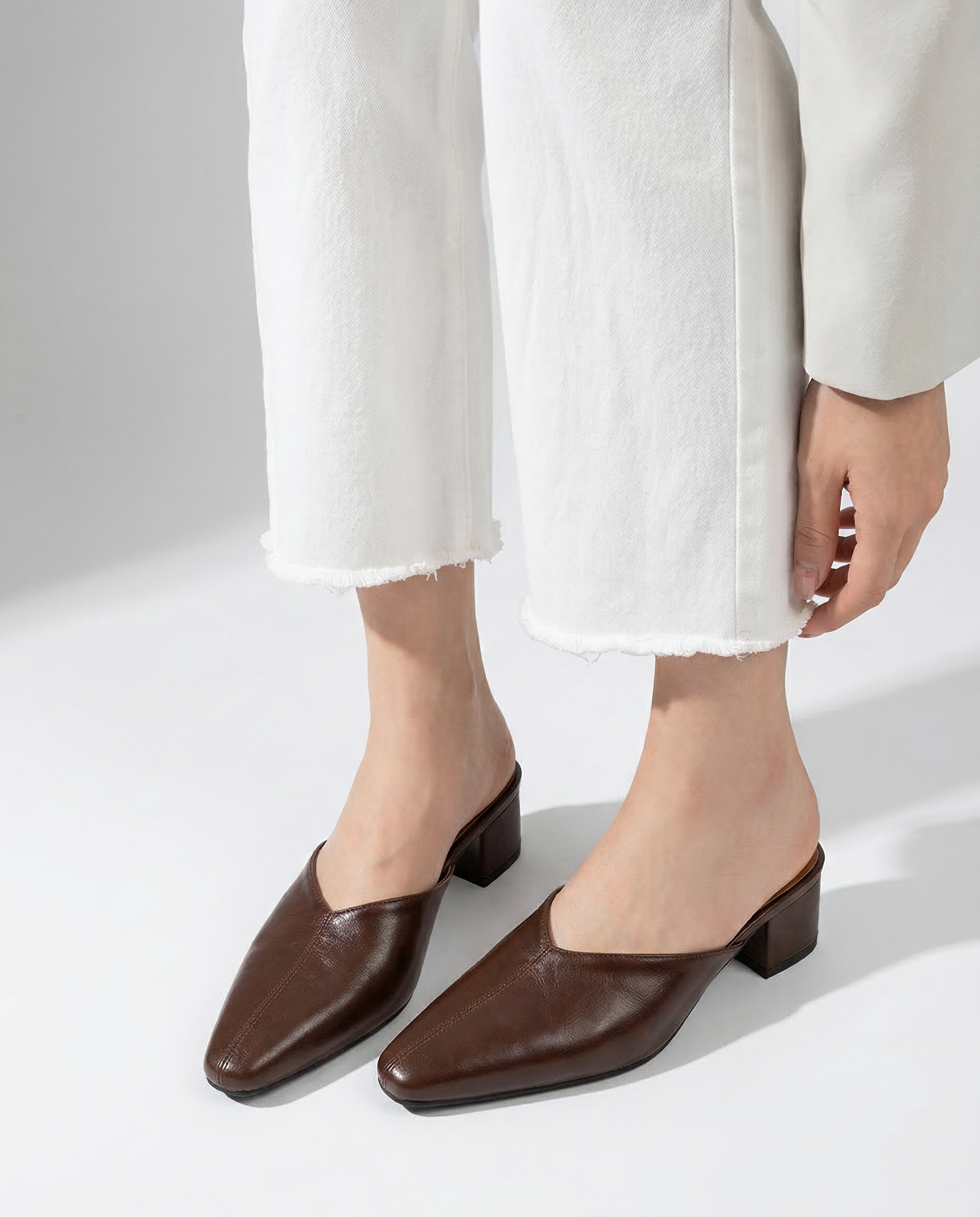 Rebecca Leather Mule
