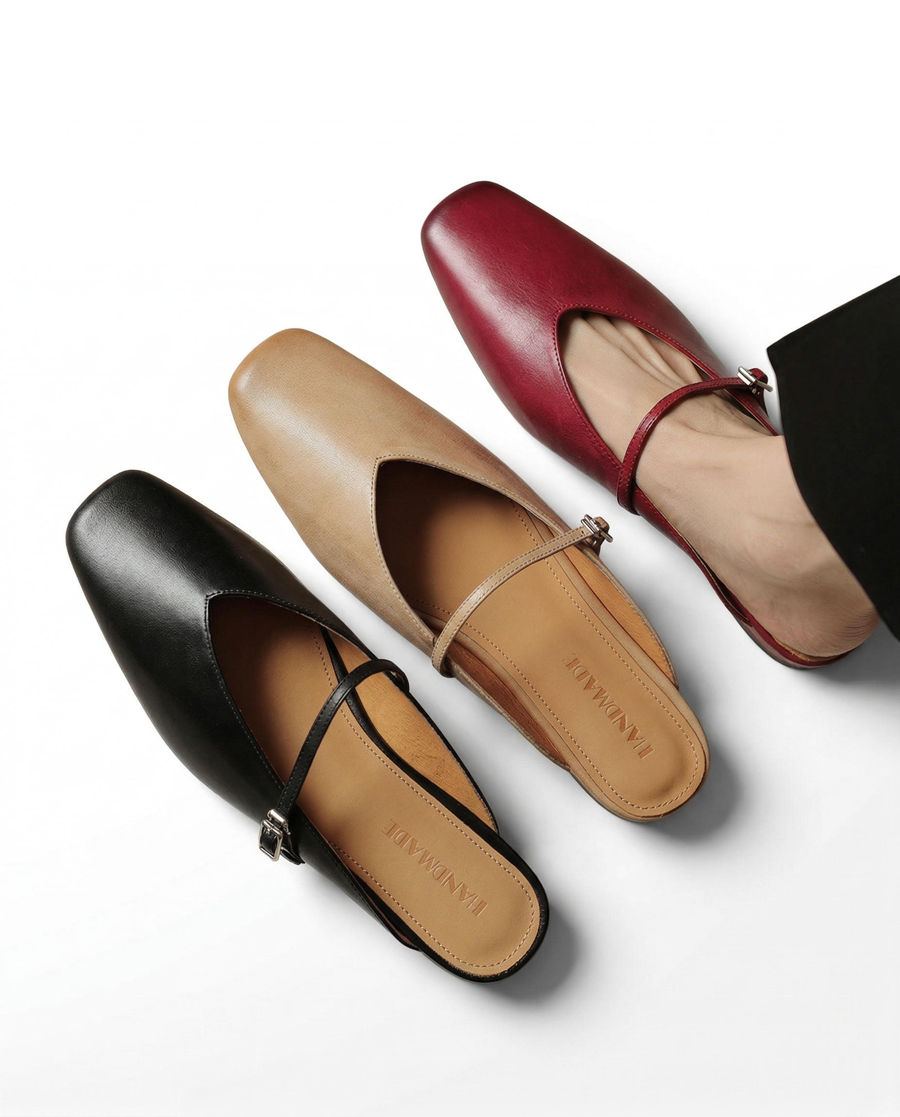 Verona Leather Mules