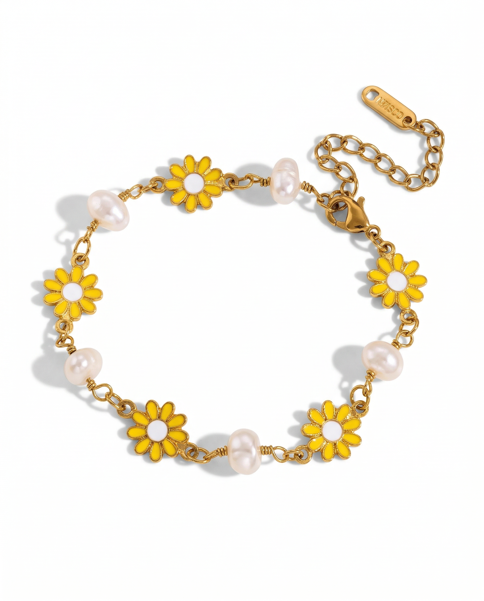Daisy Charm Bracelet