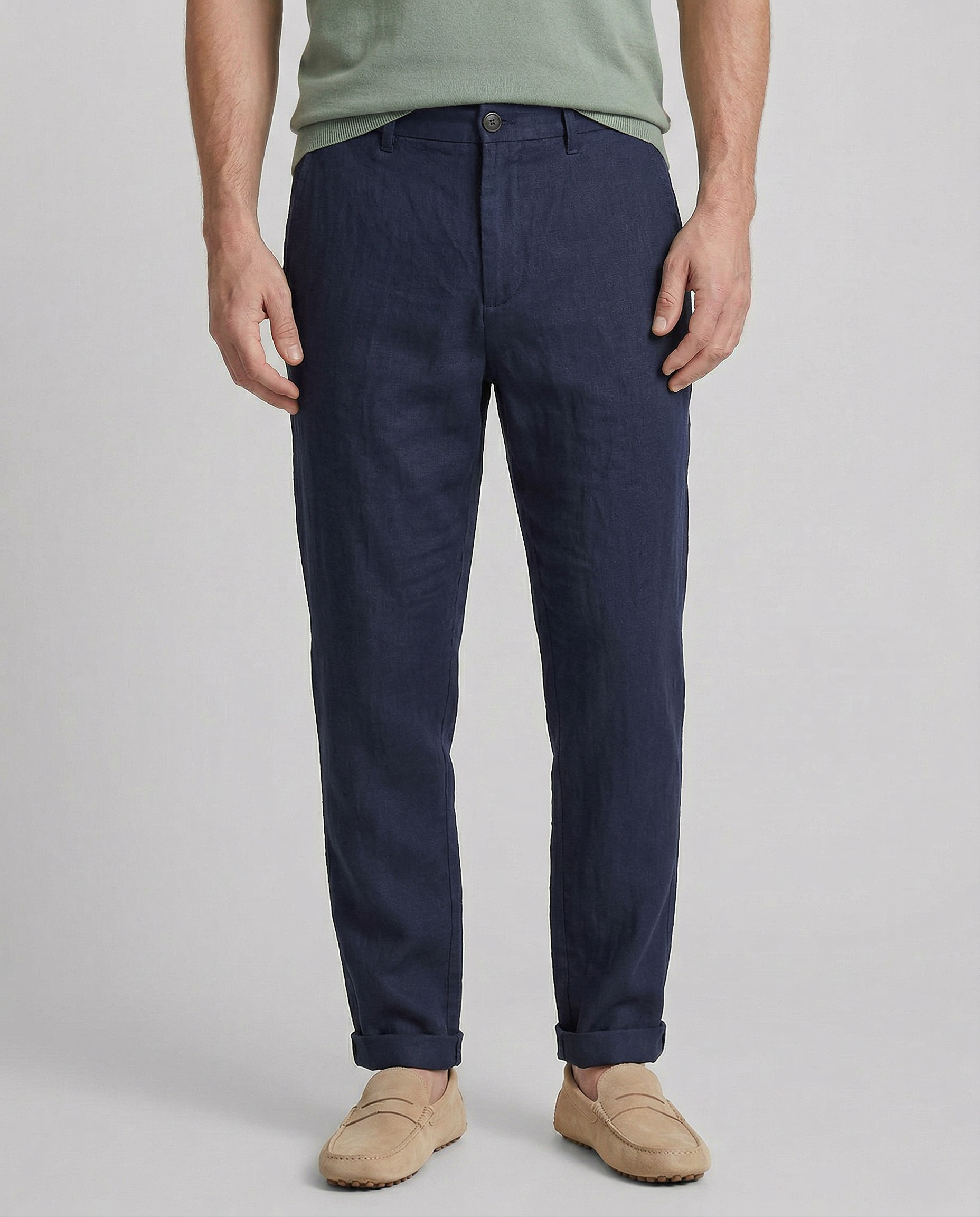 Leonardo Cotton-Linen Pant