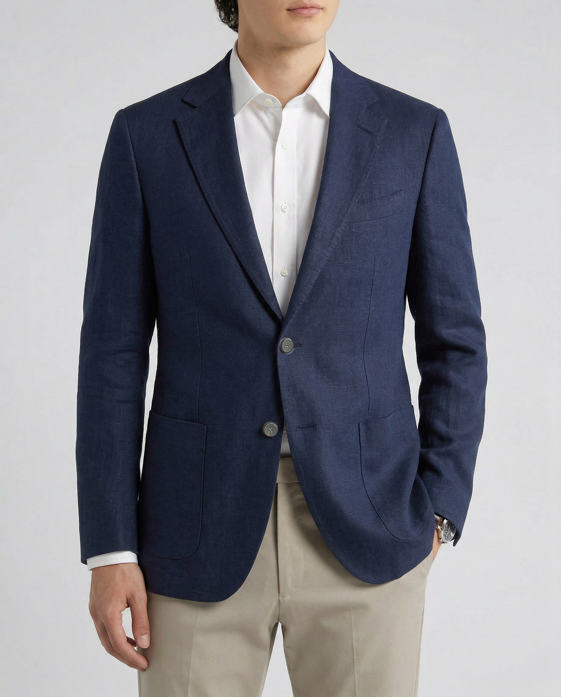 Whitmore Linen-Blend Blazer