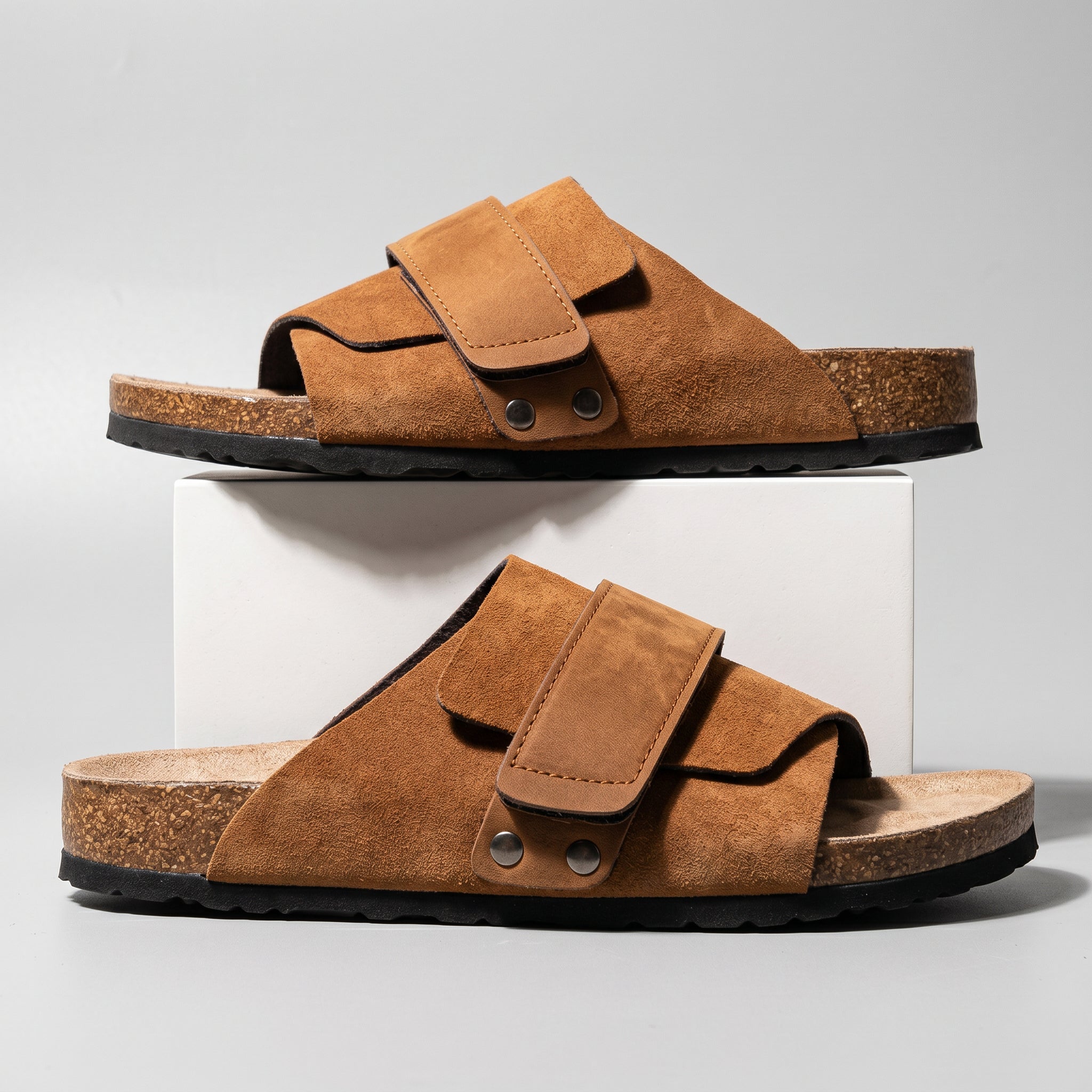 Naples Suede Strap Sandal