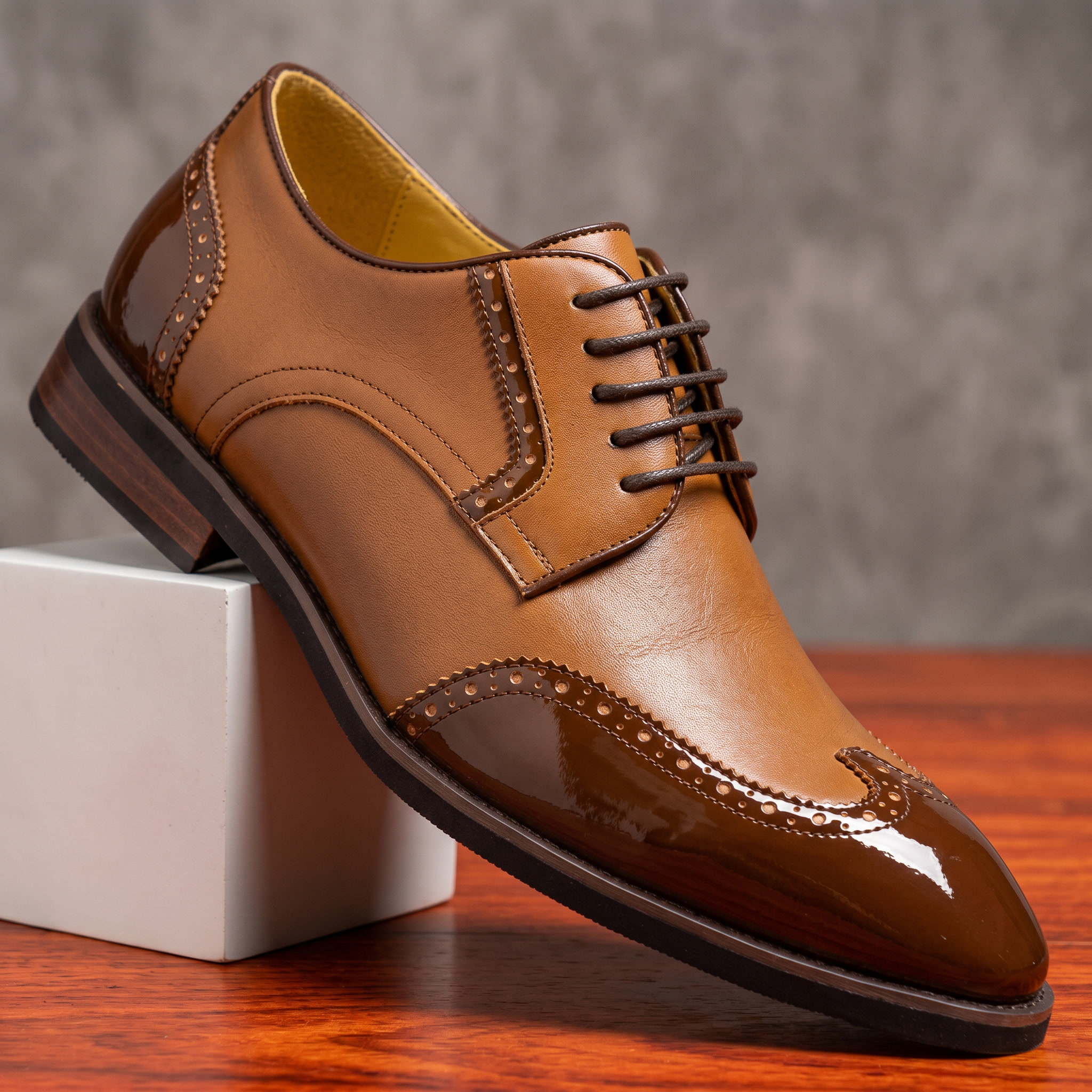 Angelo Oxford Leather Derby Shoe