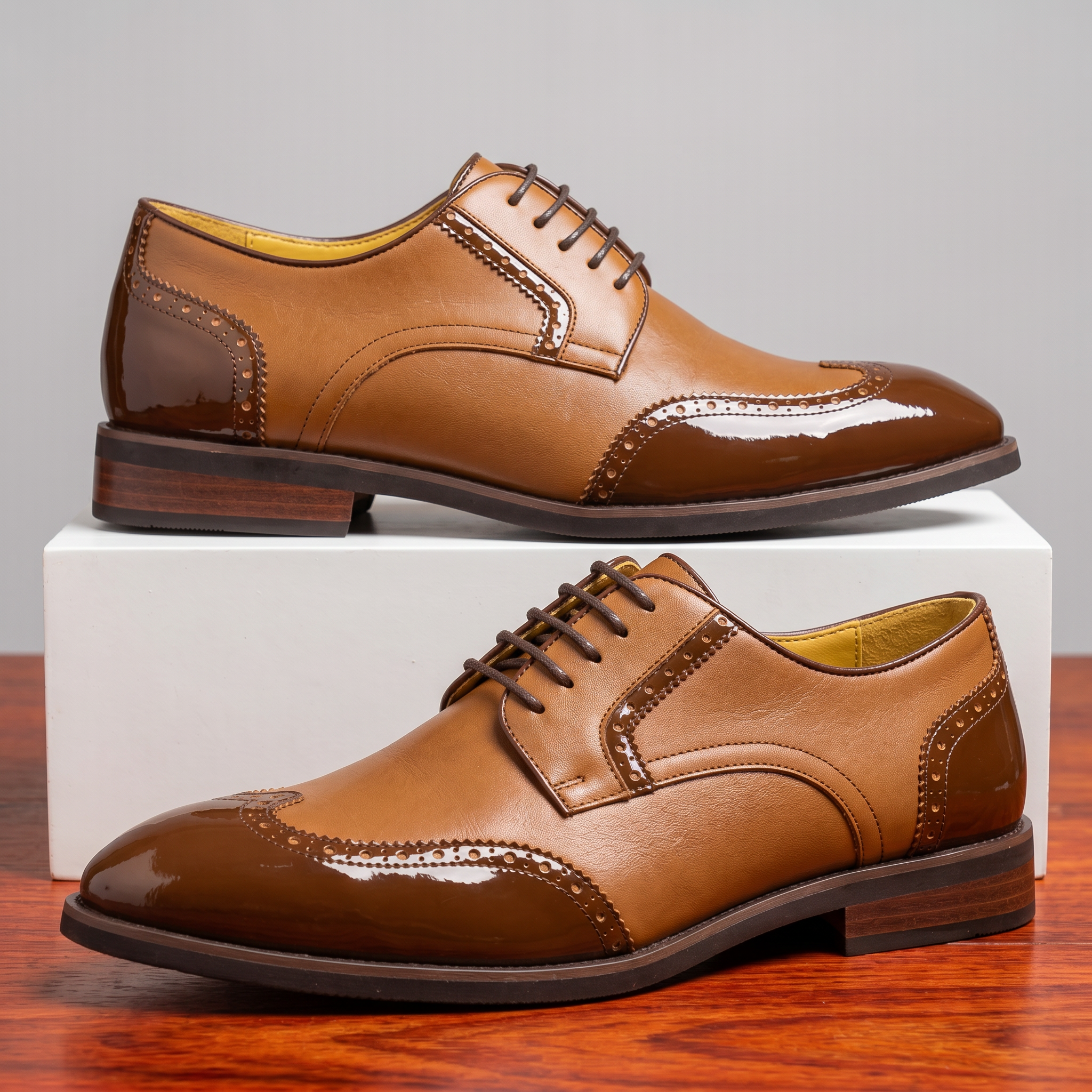 Angelo Oxford Leather Derby Shoe