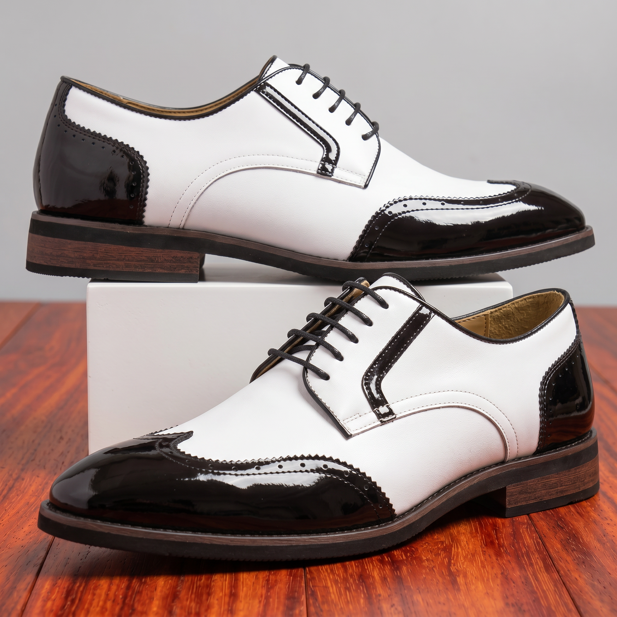 Angelo Oxford Leather Derby Shoe