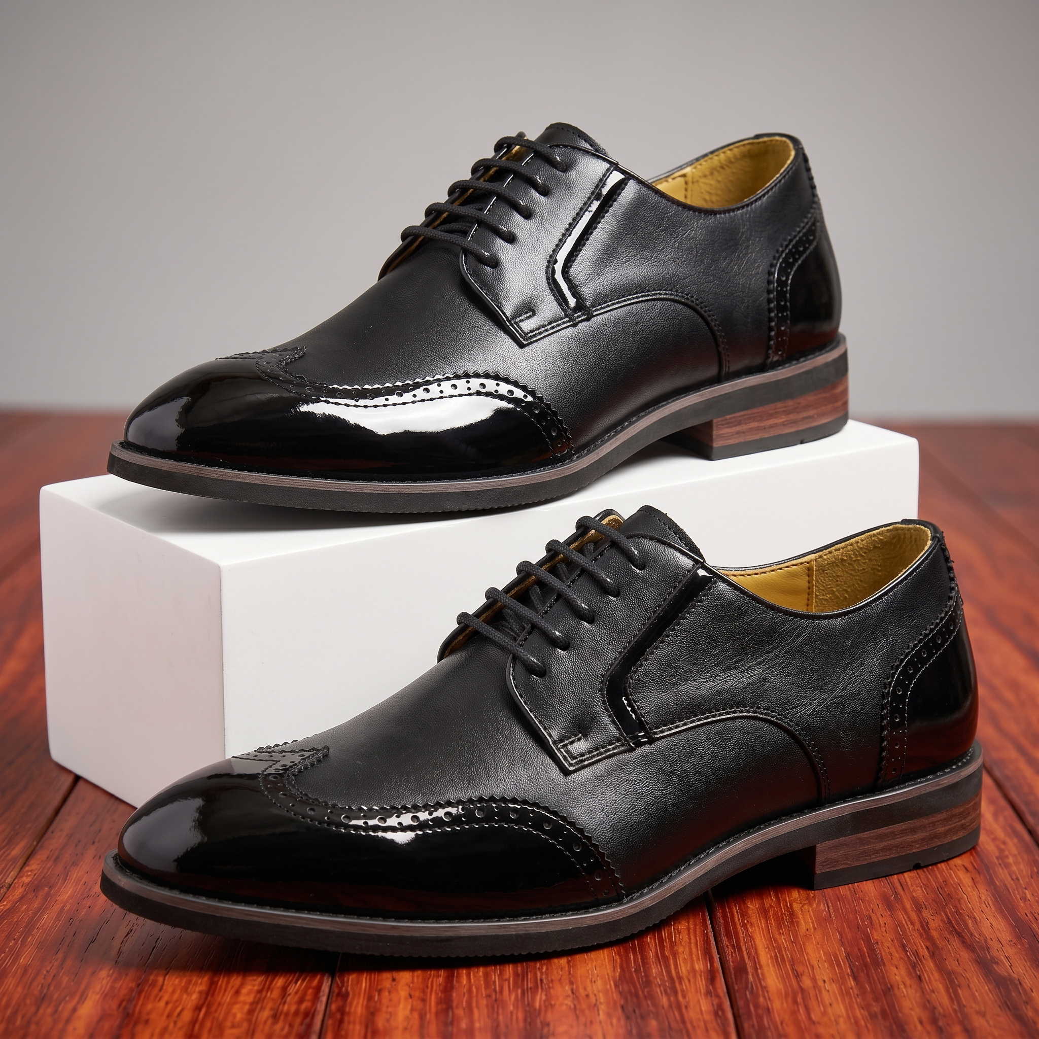 Angelo Oxford Leather Derby Shoe