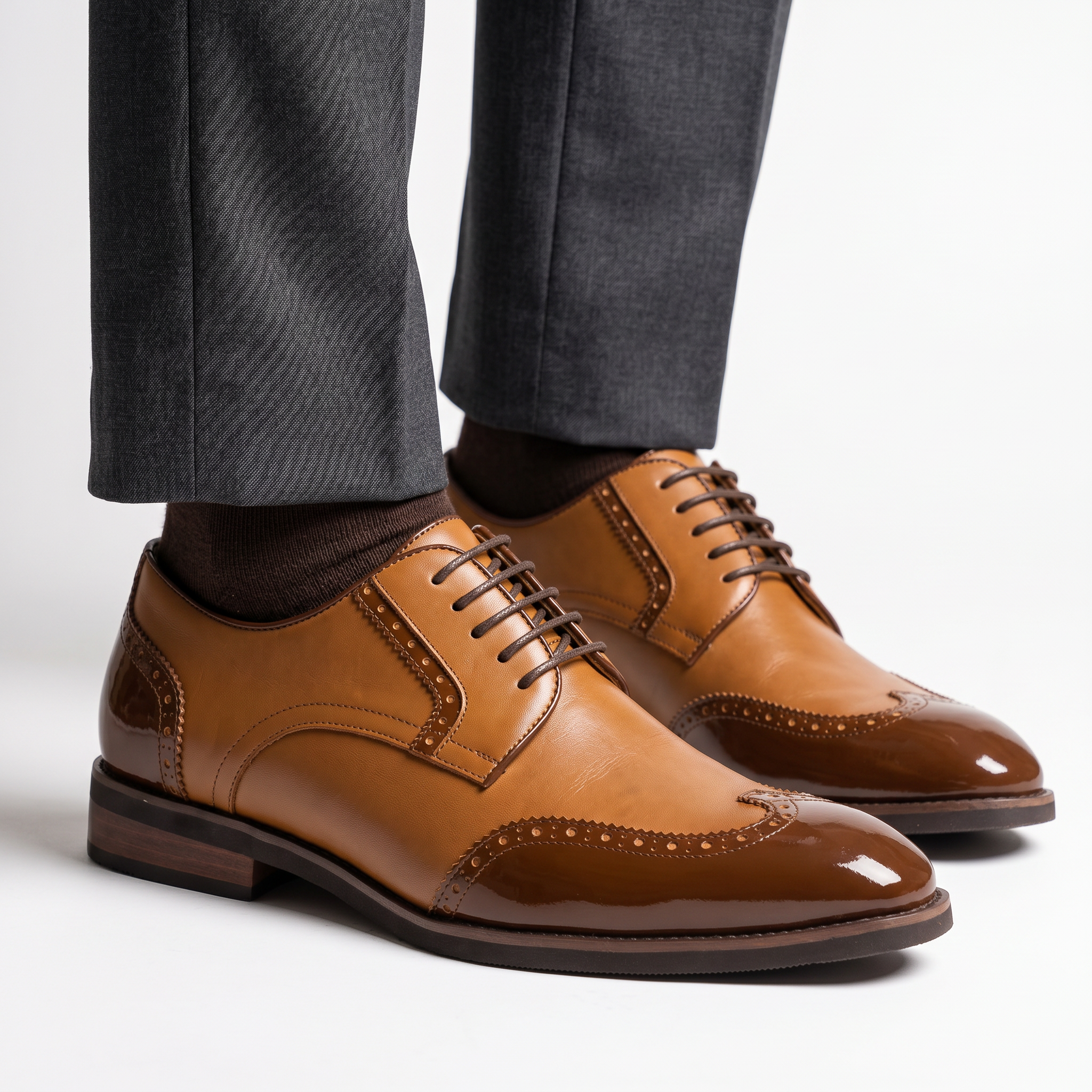 Angelo Oxford Leather Derby Shoe