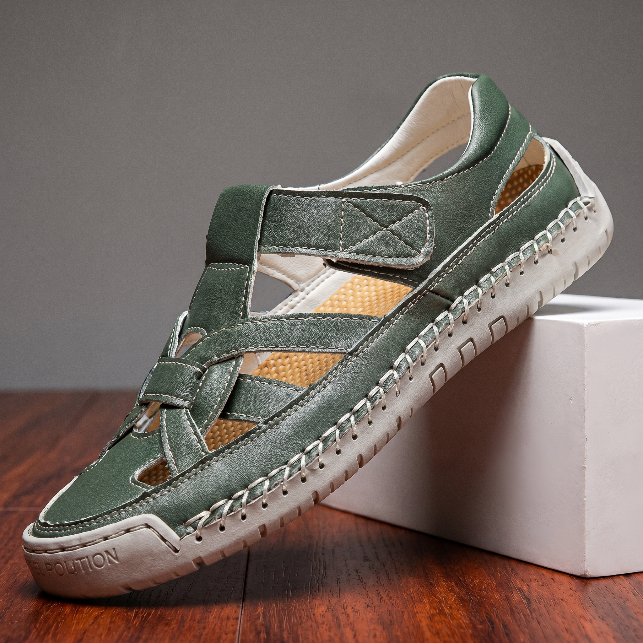 Brandon Leather Hybrid Sandal