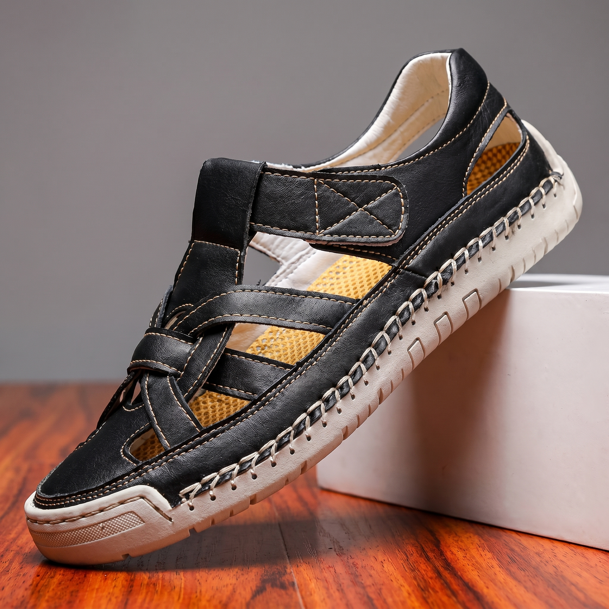 Brandon Leather Hybrid Sandal