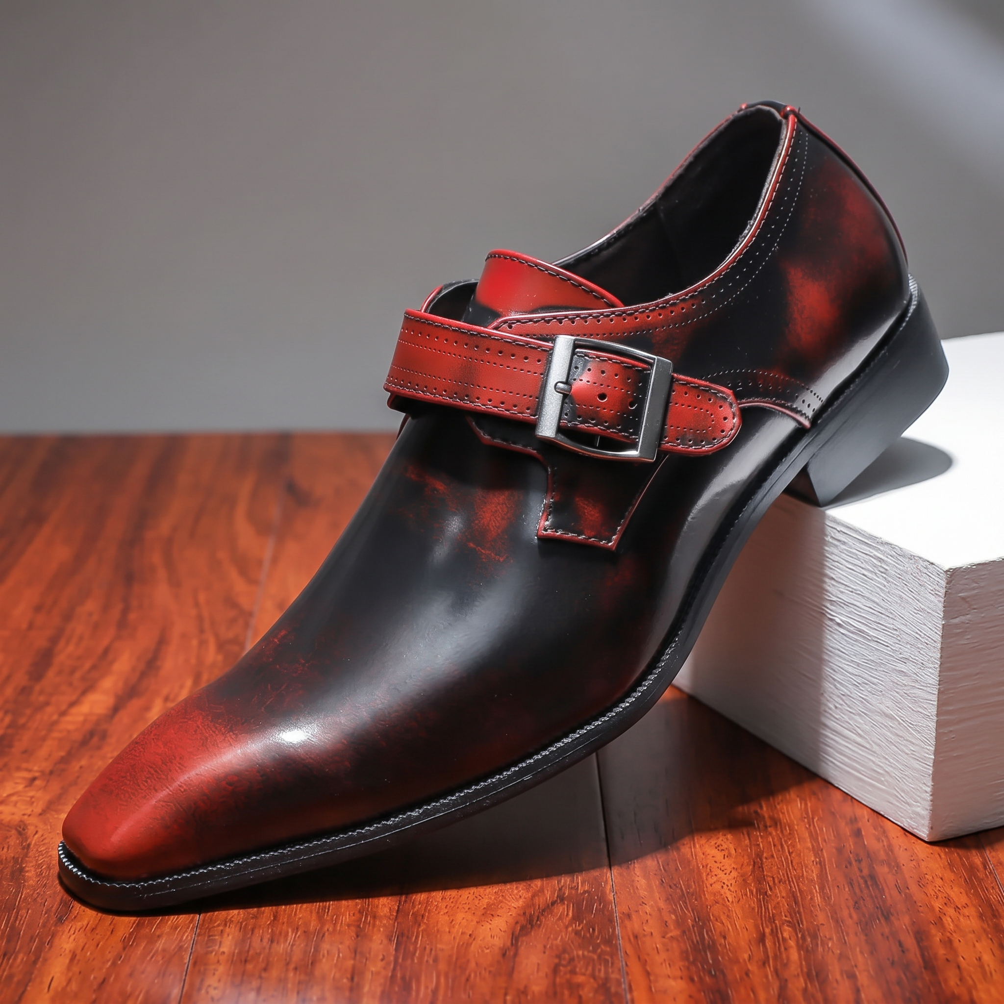 Rousseau Leather Monkstrap