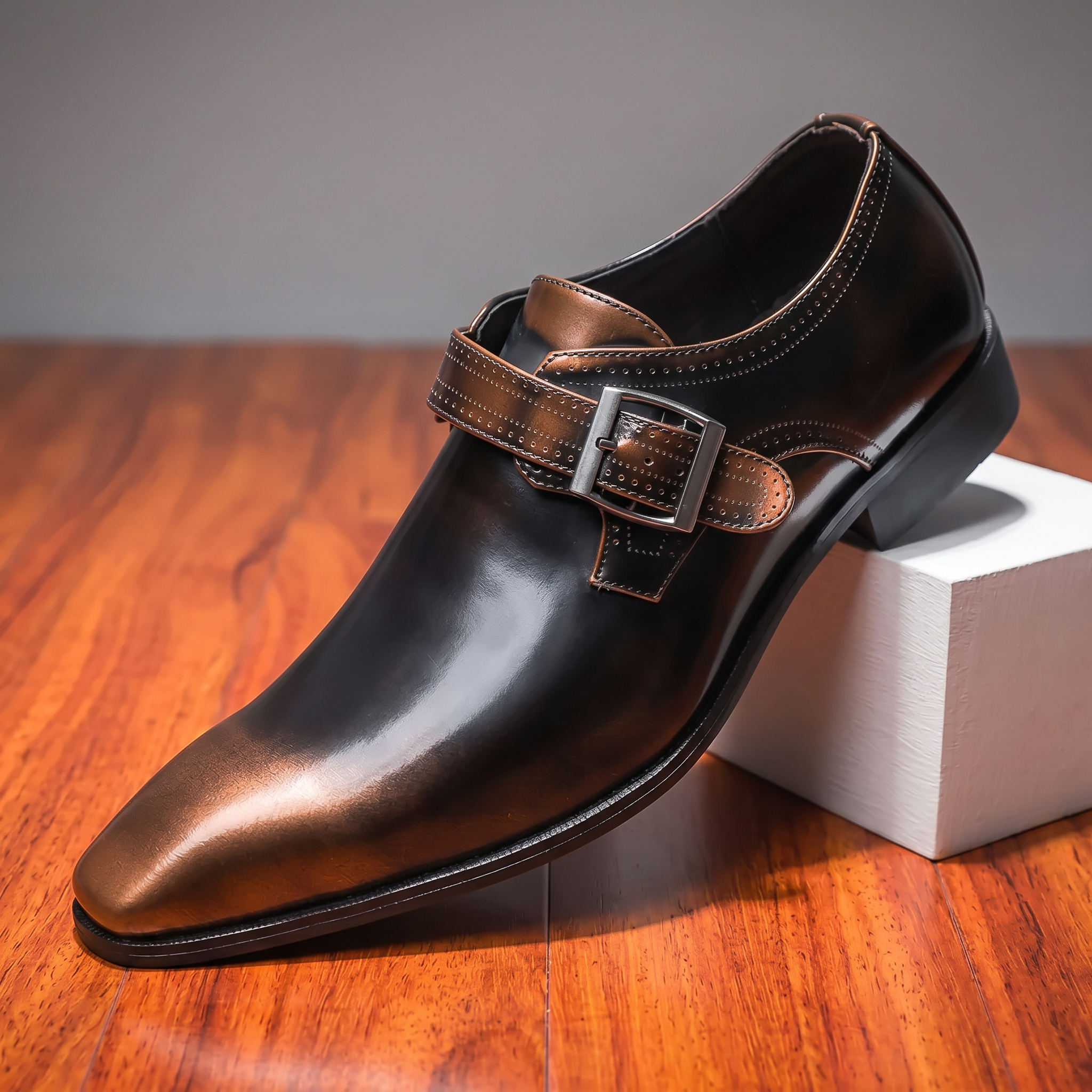 Rousseau Leather Monkstrap