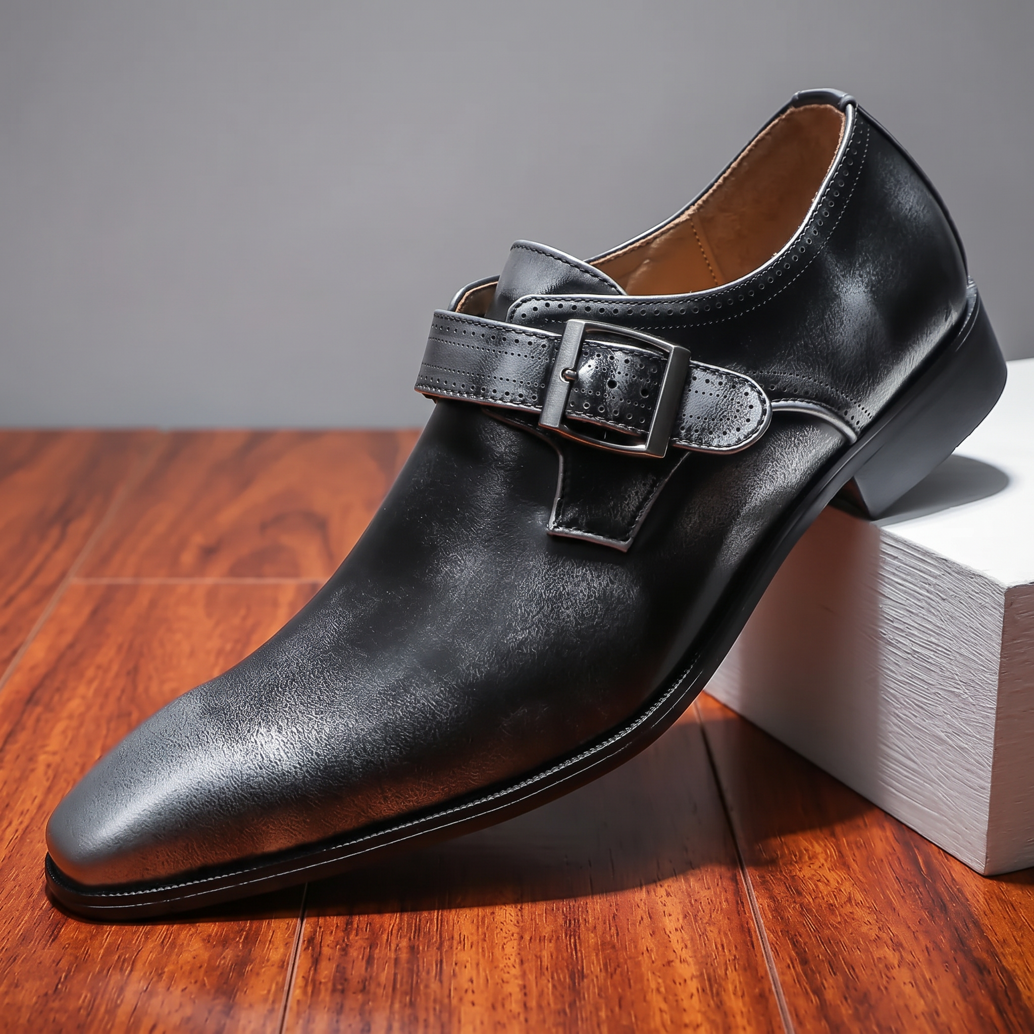 Rousseau Leather Monkstrap