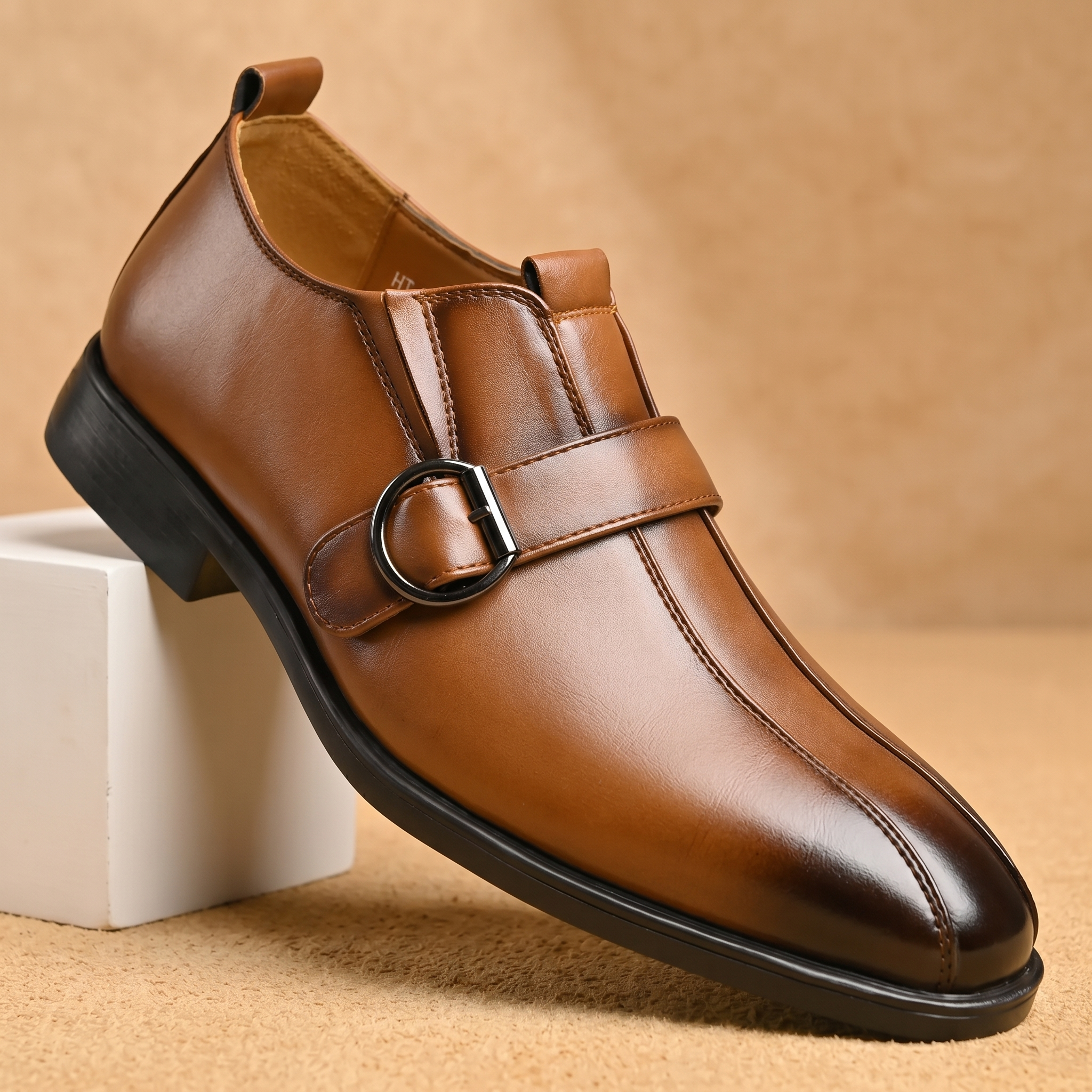 Carnegie Leather Monk Strap