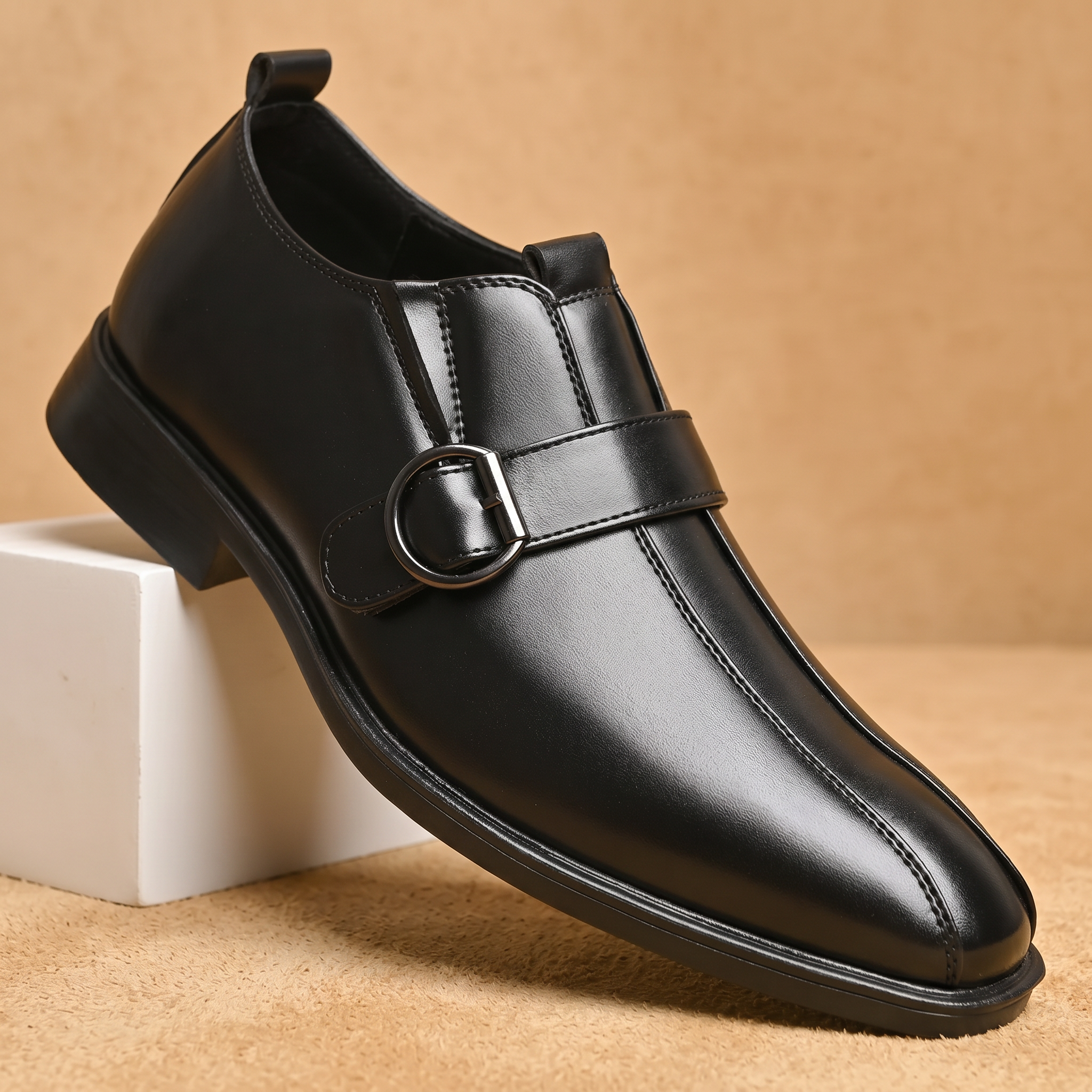 Carnegie Leather Monk Strap