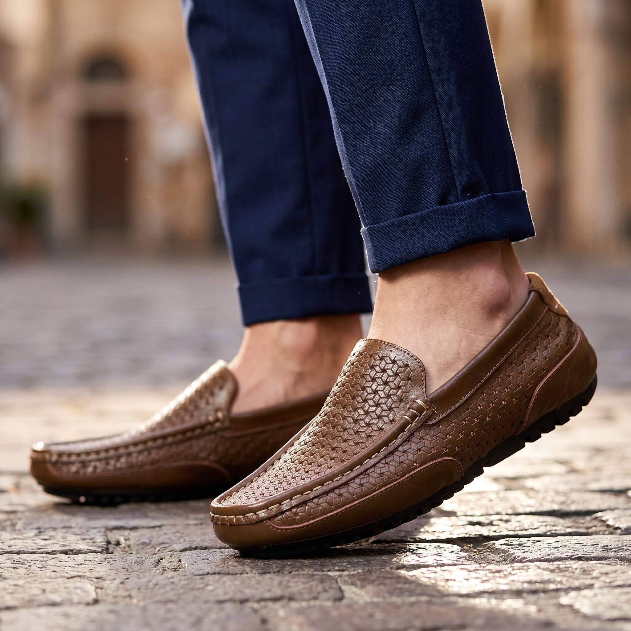 Richmond Perforated Leather Loafer