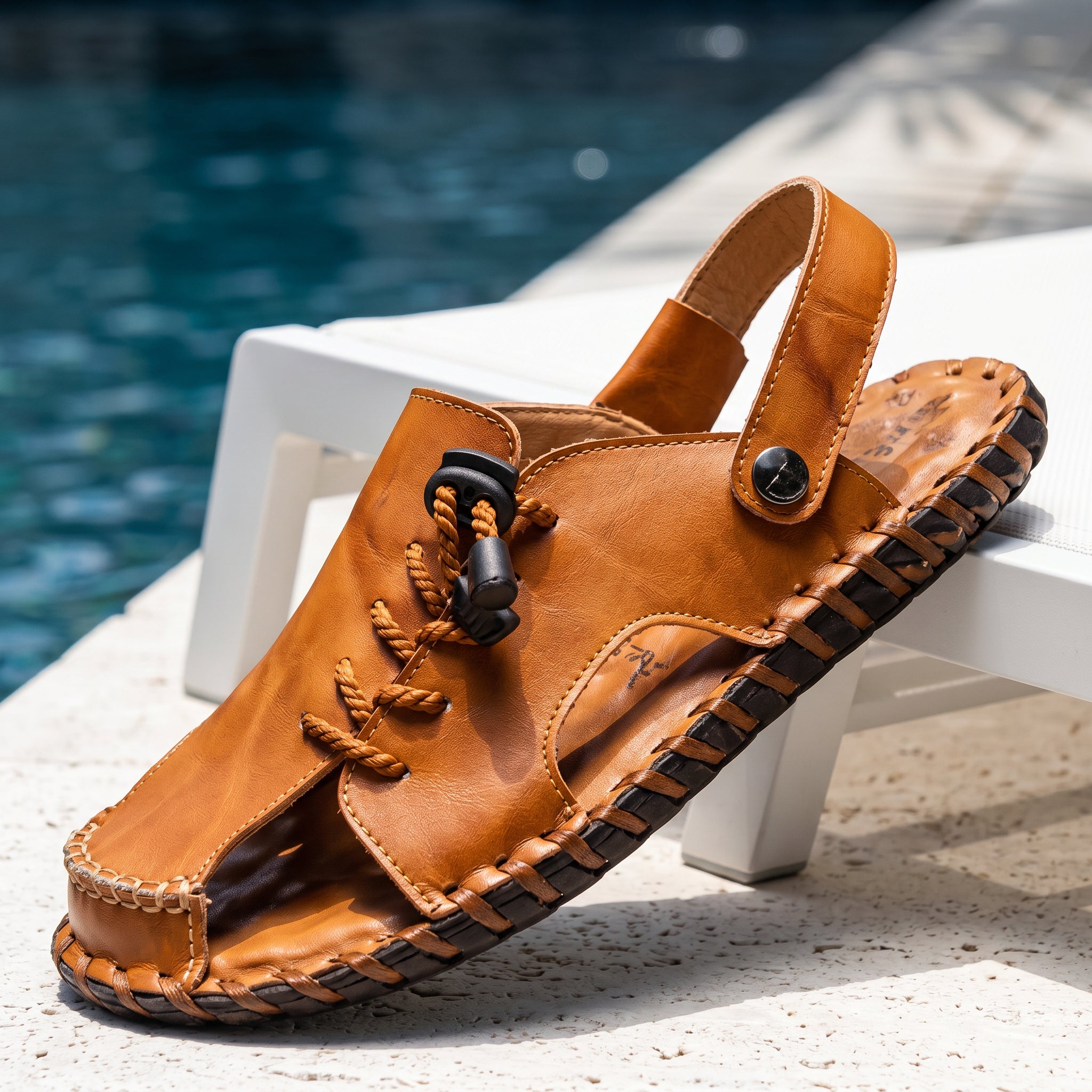 Herndon Genuine Leather Sandal