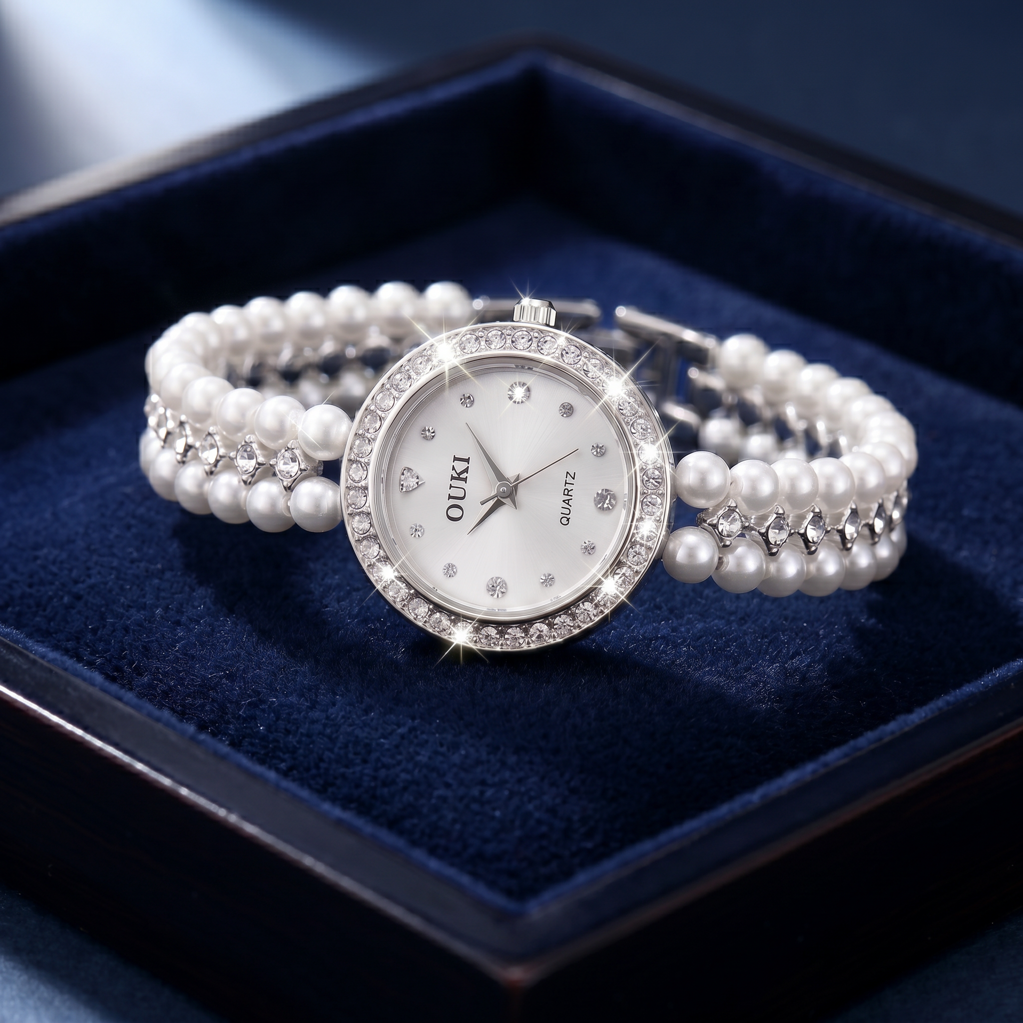 Sloane Pearl Bracelet Watch