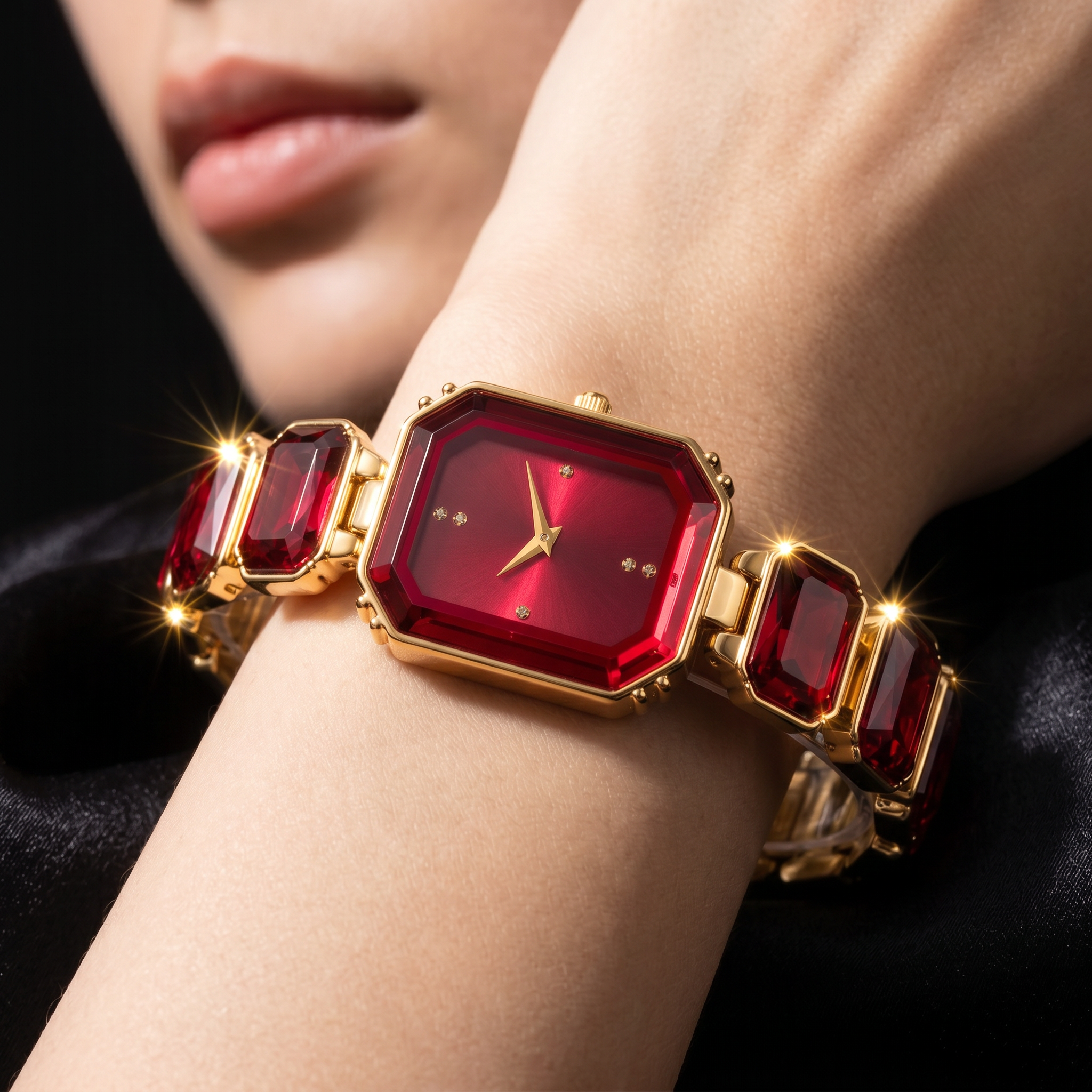 Celine Rhinestone Watch