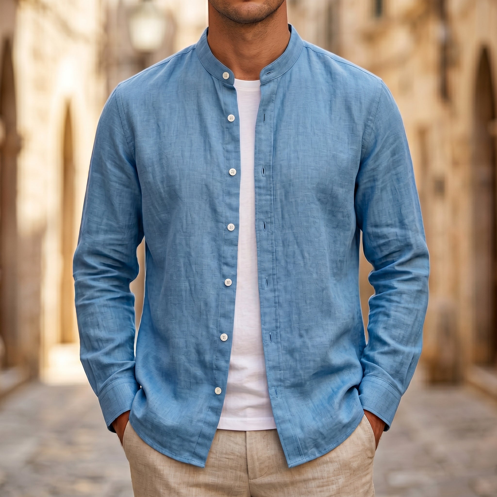 Frederick Cotton-Linen Shirt