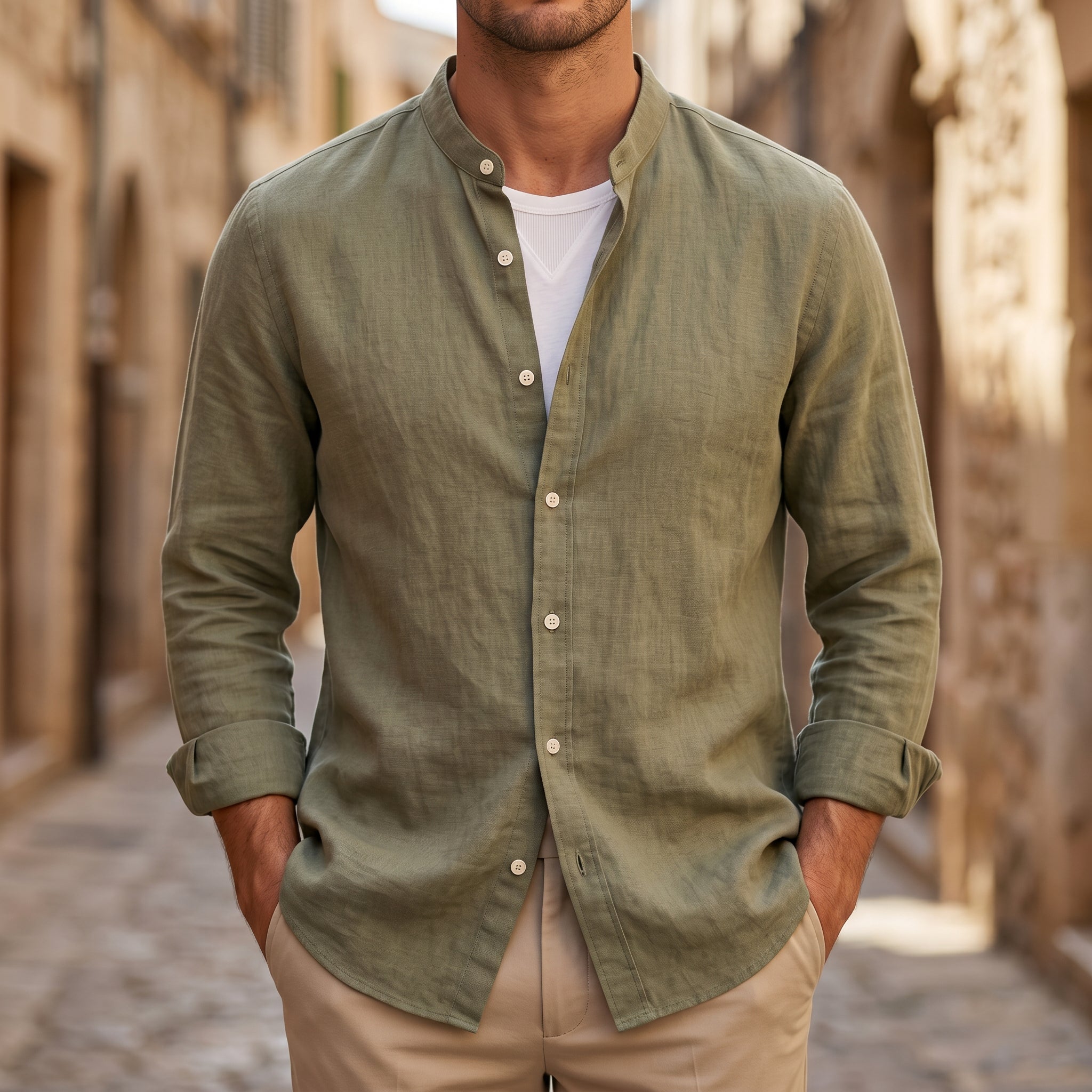 Frederick Cotton-Linen Shirt