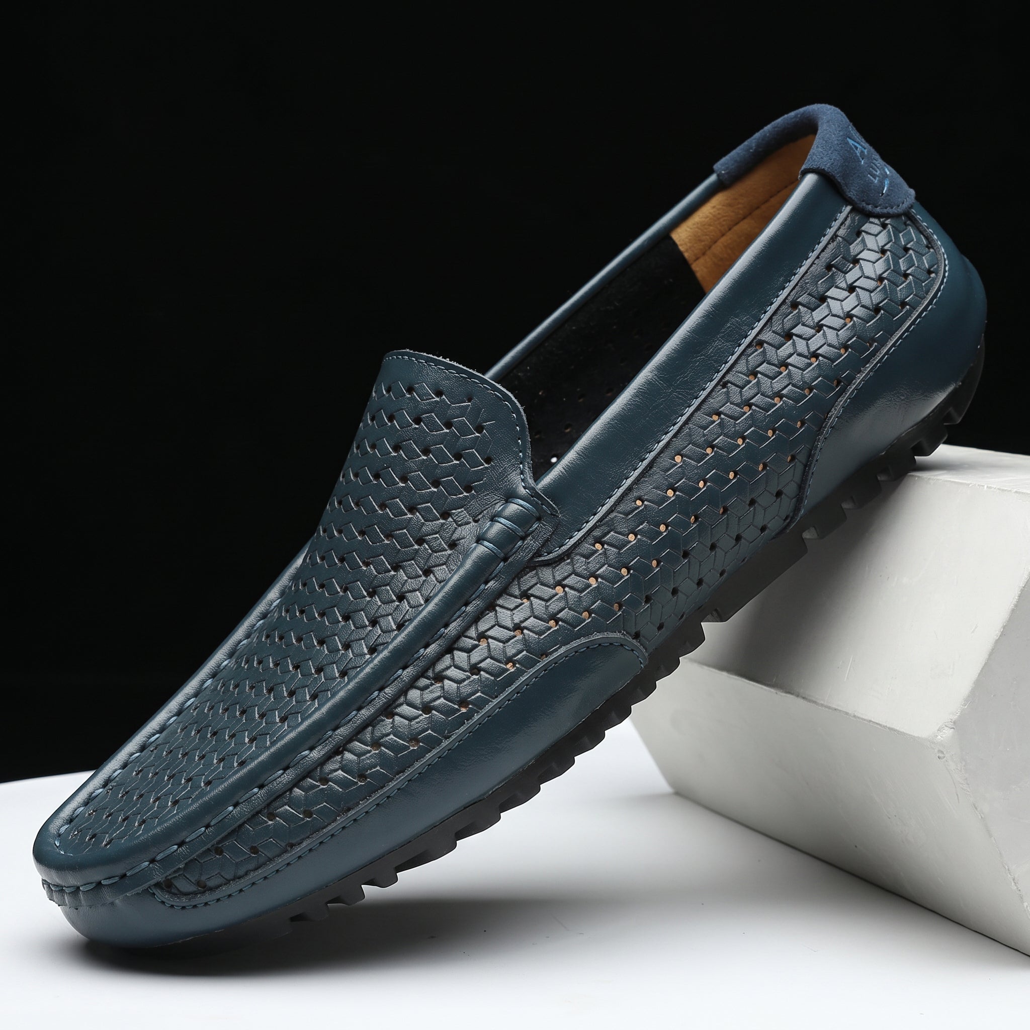Richmond Perforated Leather Loafer