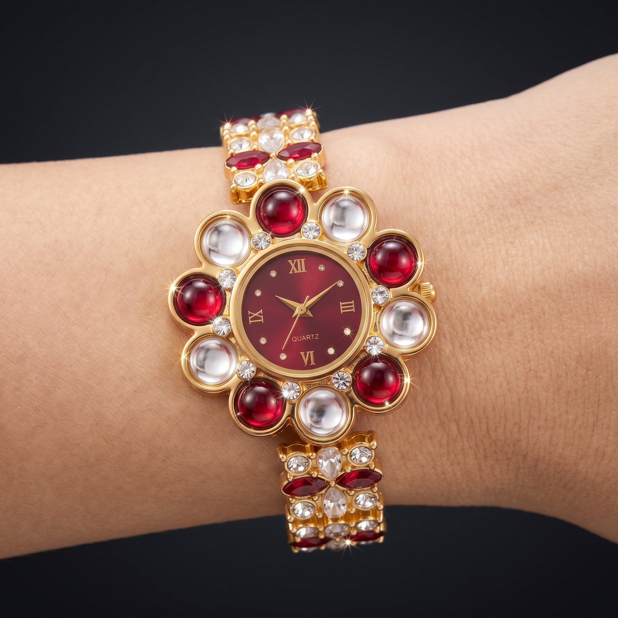 Lara Rhinestone Watch