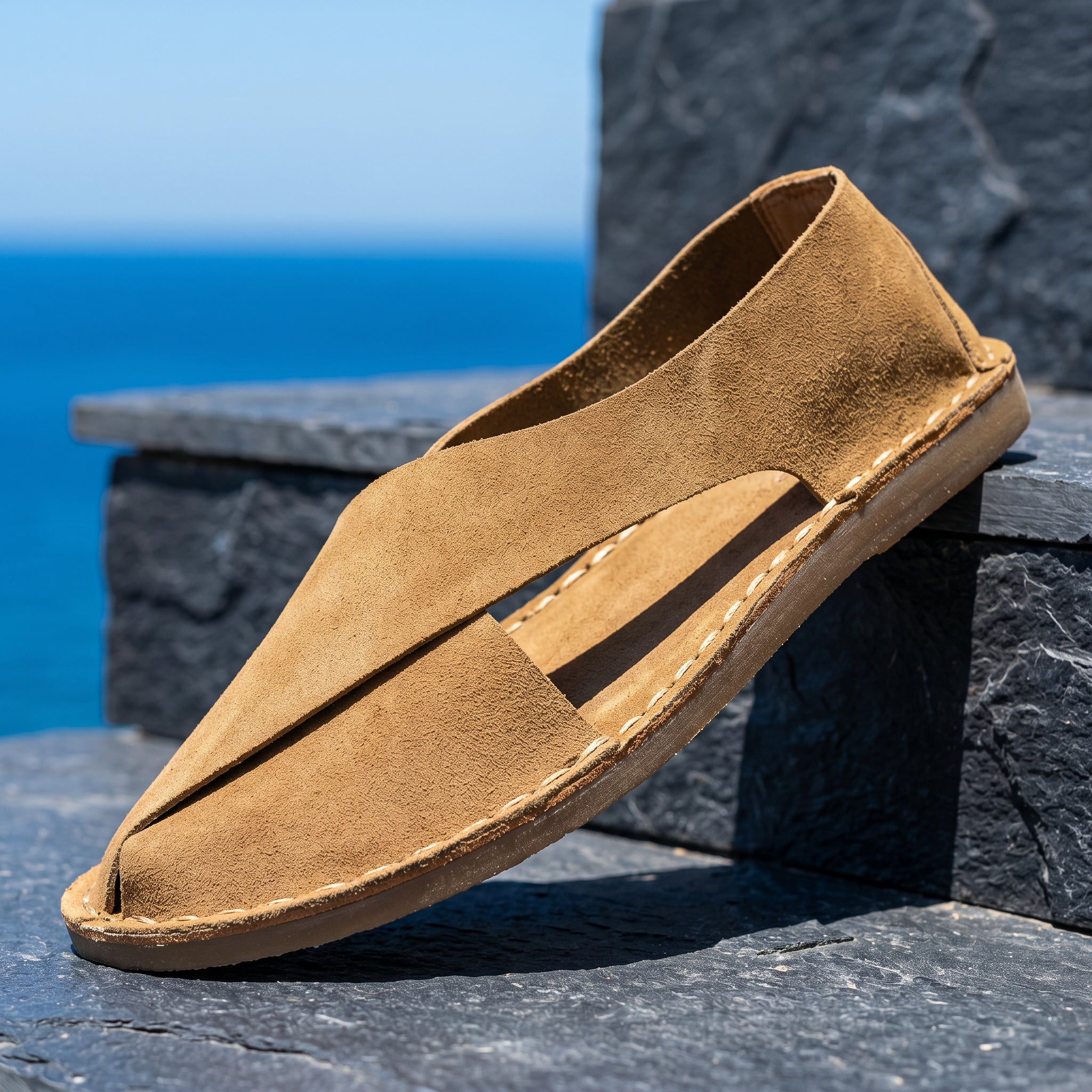 Santos Suede Sandal