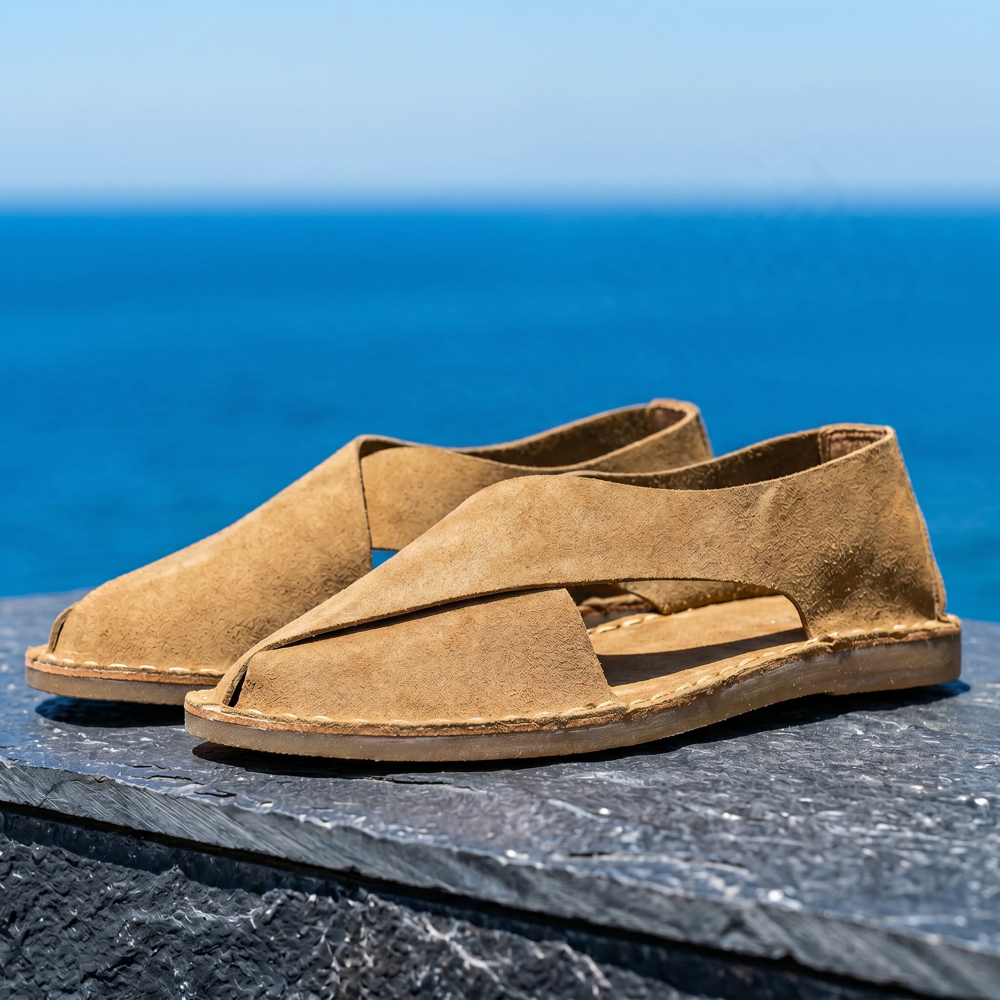 Santos Suede Sandal
